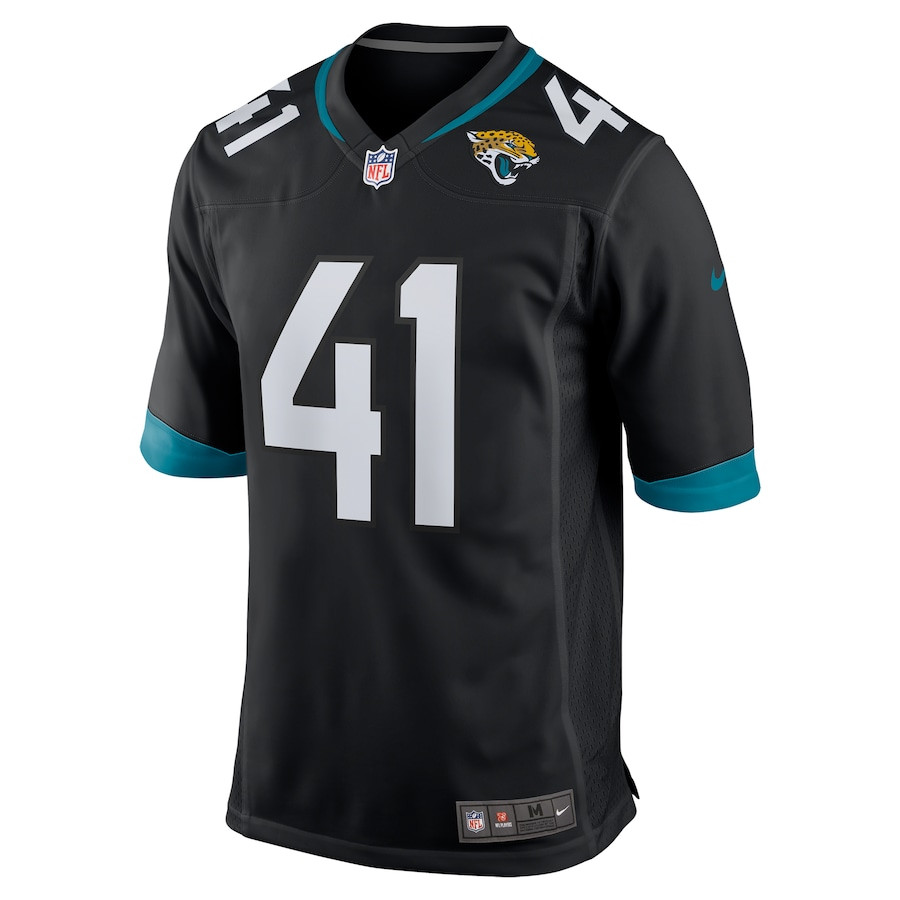 Josh Hines-Allen 41 Jacksonville Jaguars Alternate Player Game Black NFL Jersey Men's