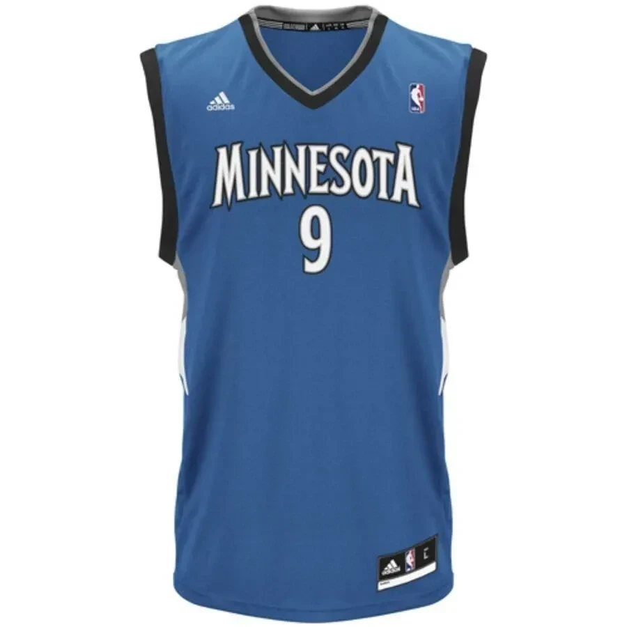 Ricky Rubio Minnesota Timberwolves Road Slate Blue NBA Jersey Men's