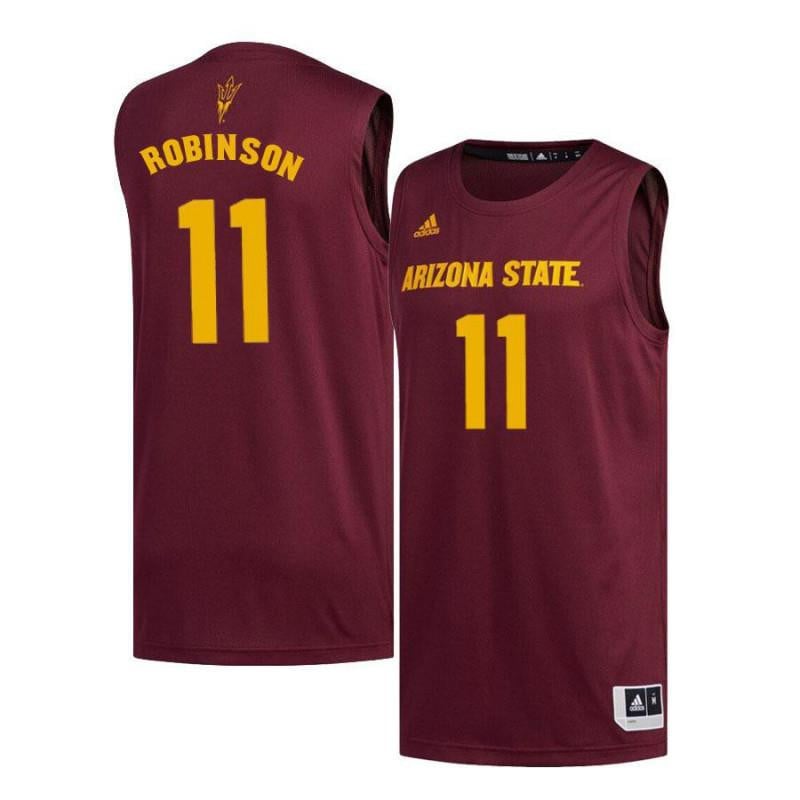 11 Calaen Robinson Maroon Arizona State Sun Devils NCAA Jersey Men's