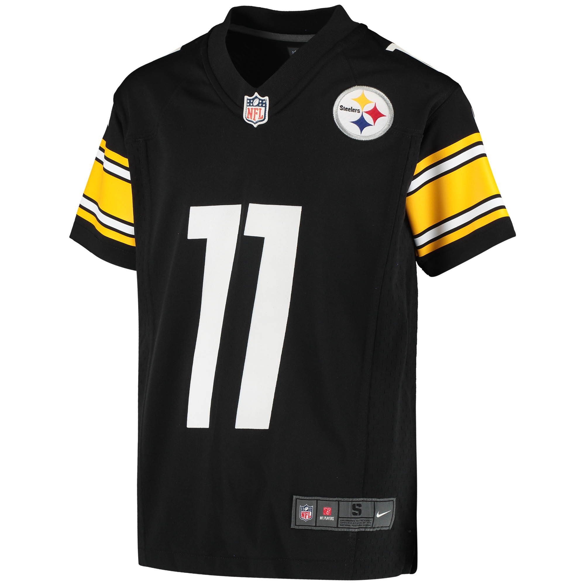 Pittsburgh Steelers Chase Claypool Black Game NFL Jersey Youth