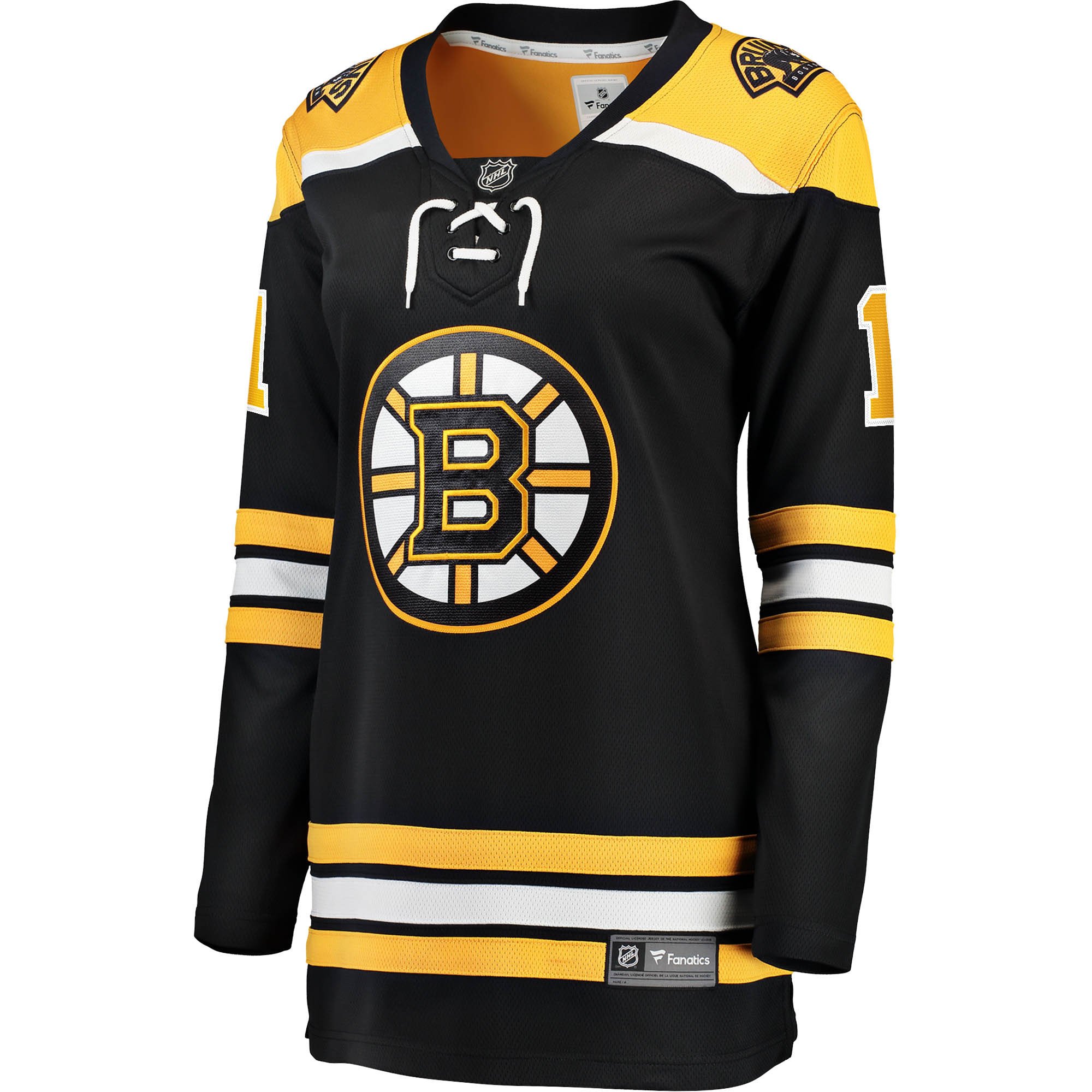 Jeremy Swayman 1 Boston Bruins Home Breakaway Women, Black NHL Jersey Women's