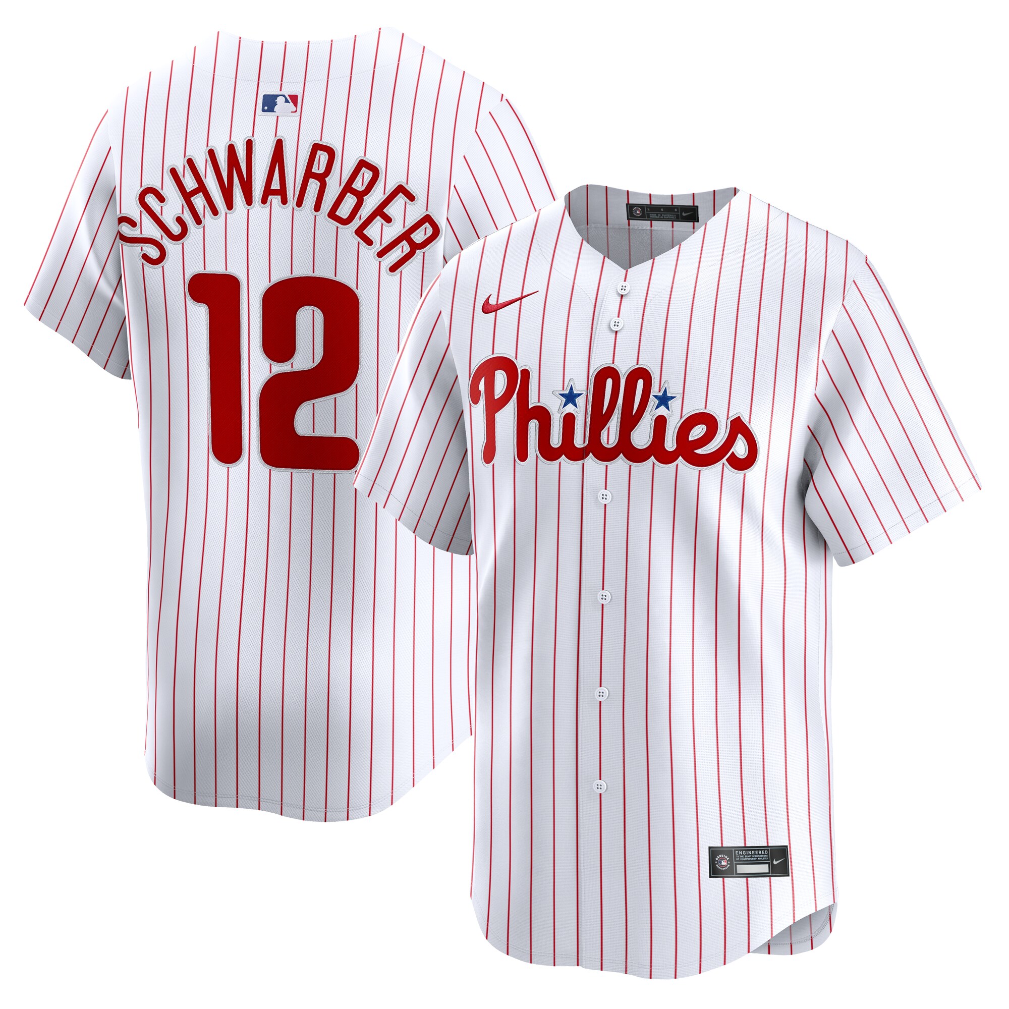 Philadelphia Phillies Kyle Schwarber White Alternate Limited Player MLB Jersey Men's