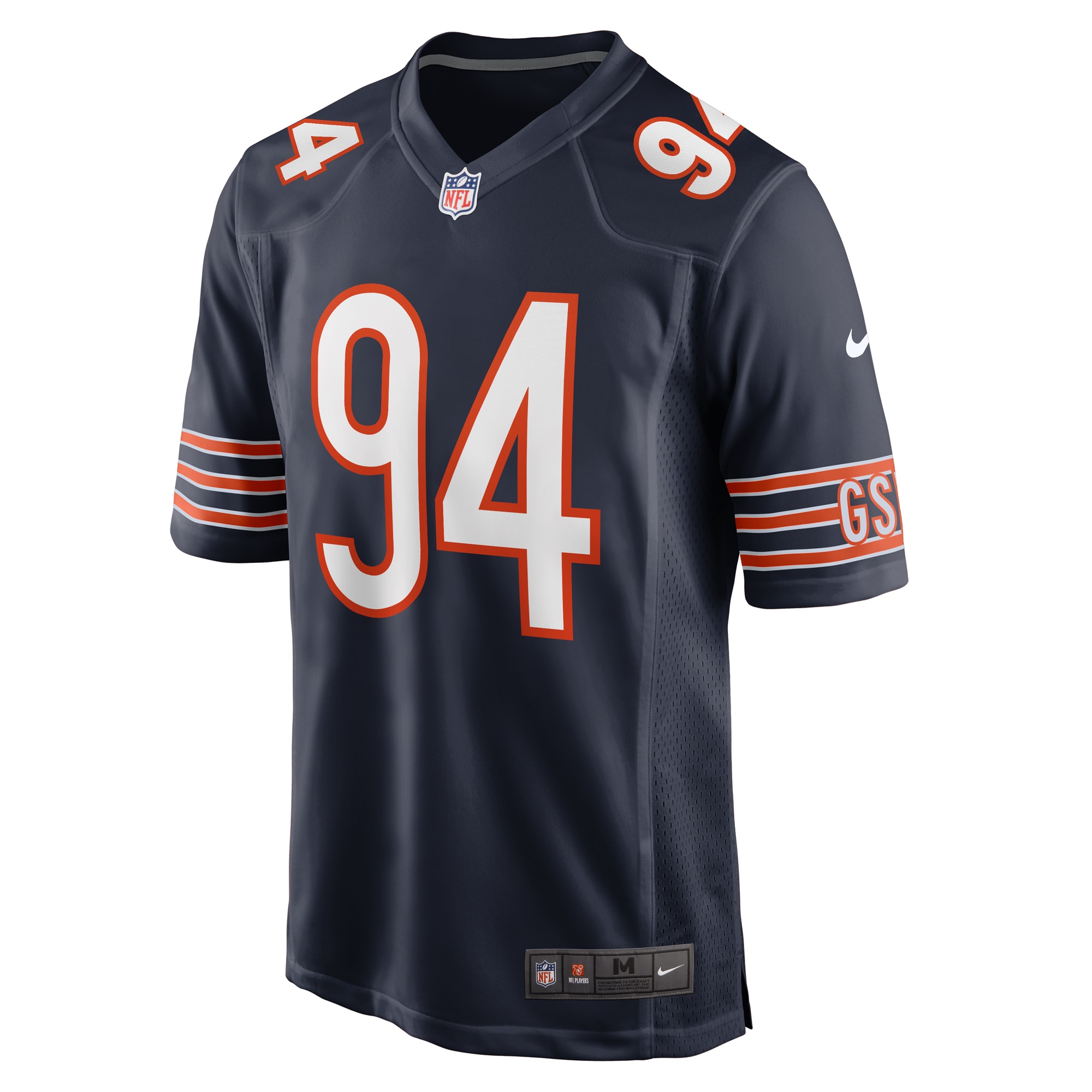 Chicago Bears Rasheem Green Navy Game NFL Jersey Men's