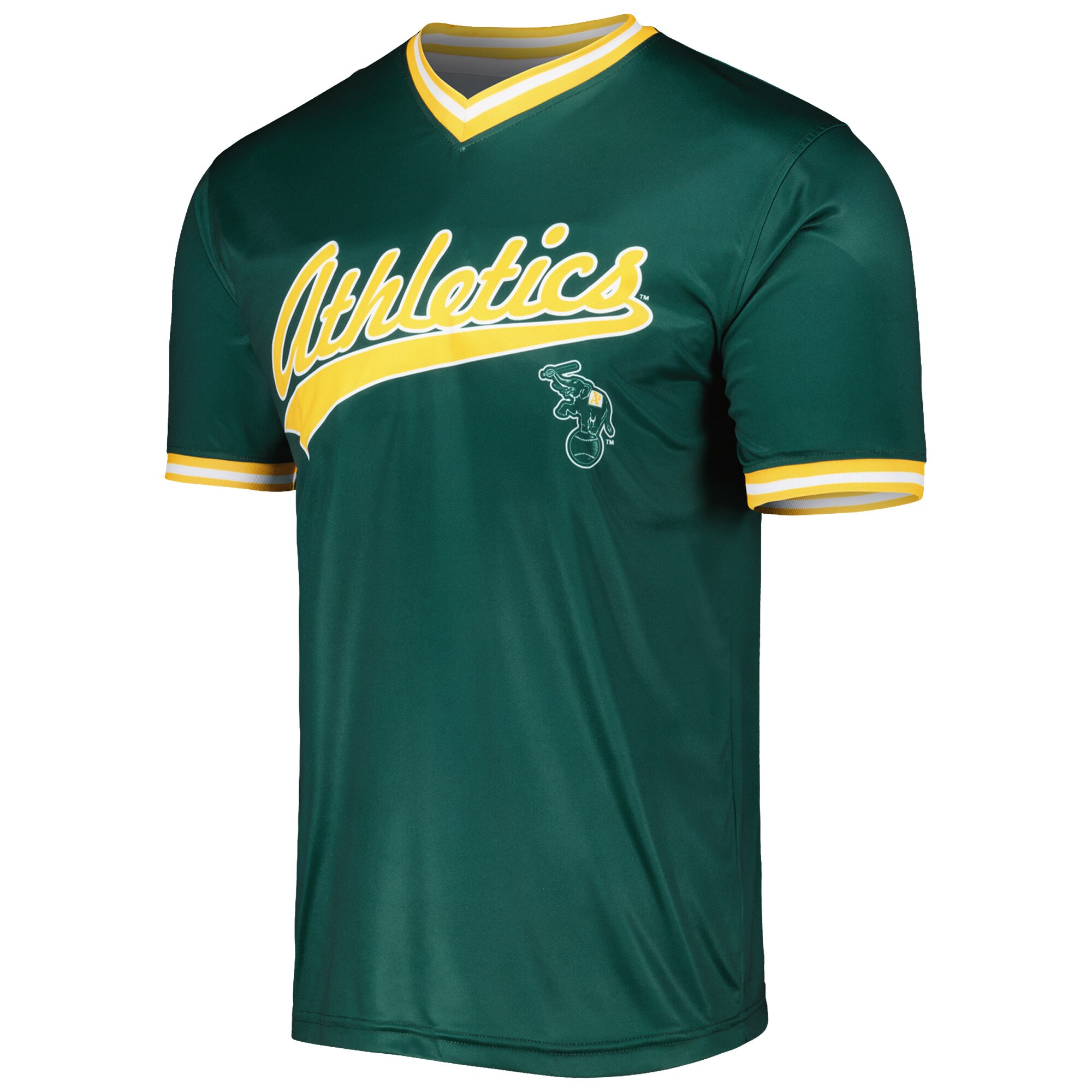 Oakland Athletics Stitches Kelly Green Cooperstown Collection Team MLB Jersey Men's