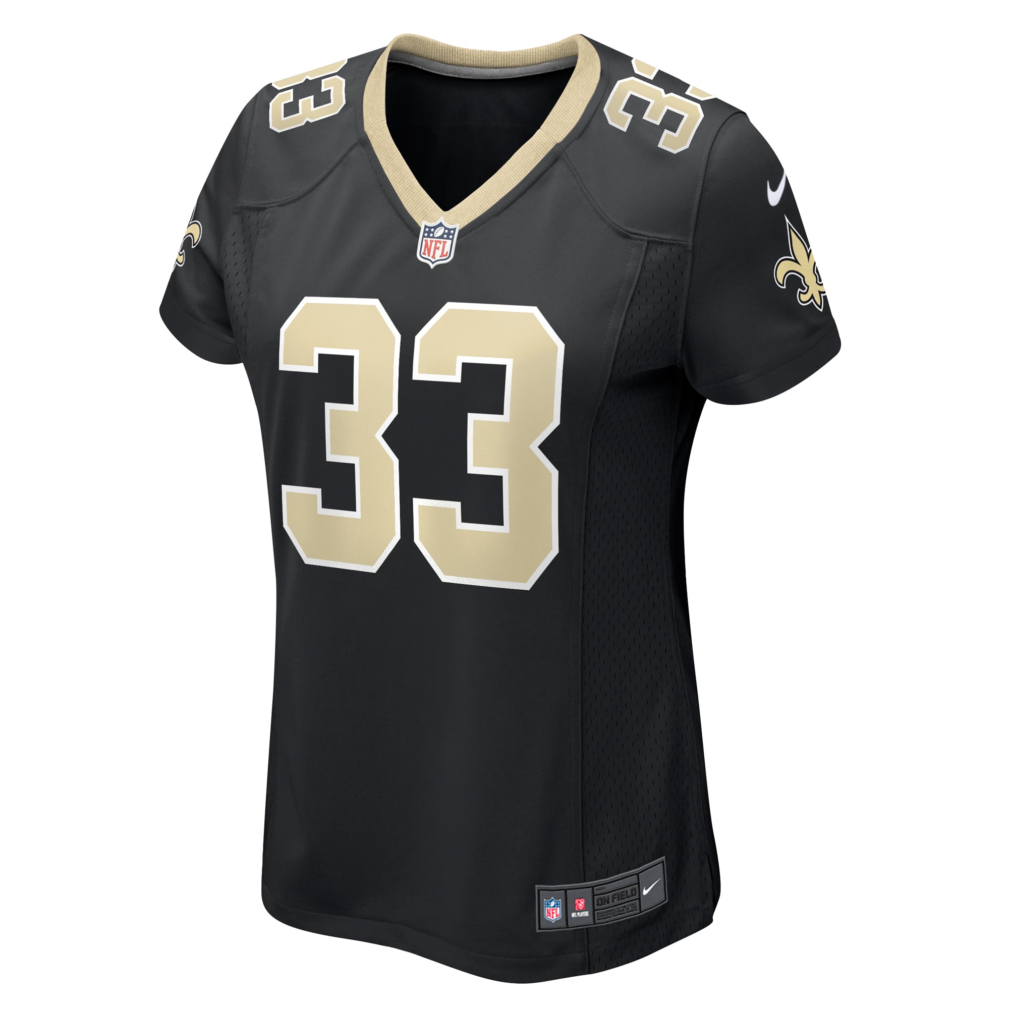 New Orleans Saints Kirk Merritt Black Team Game NFL Jersey Women's