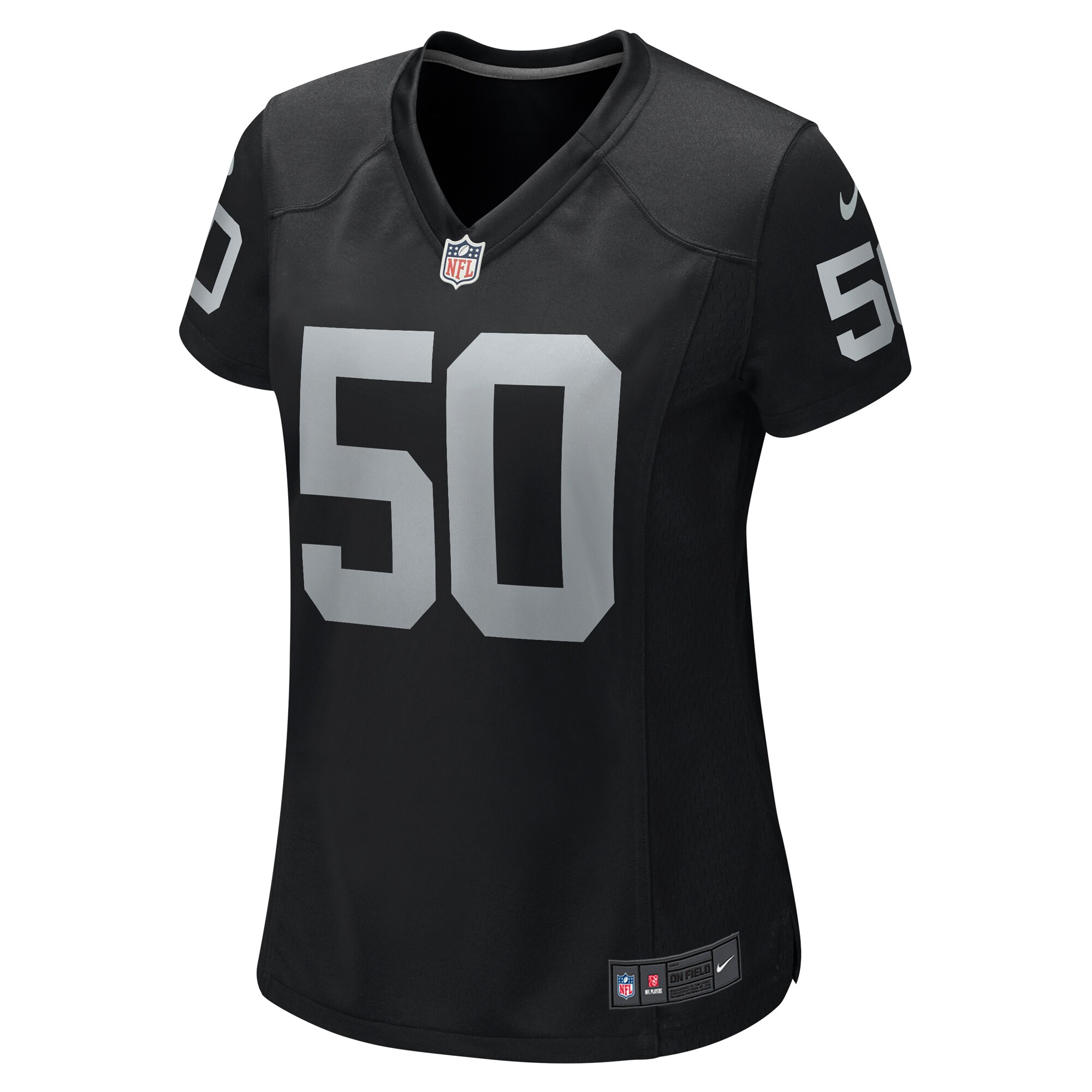 Las Vegas Raiders Jacob Bobenmoyer Black Game Player NFL Jersey Women's