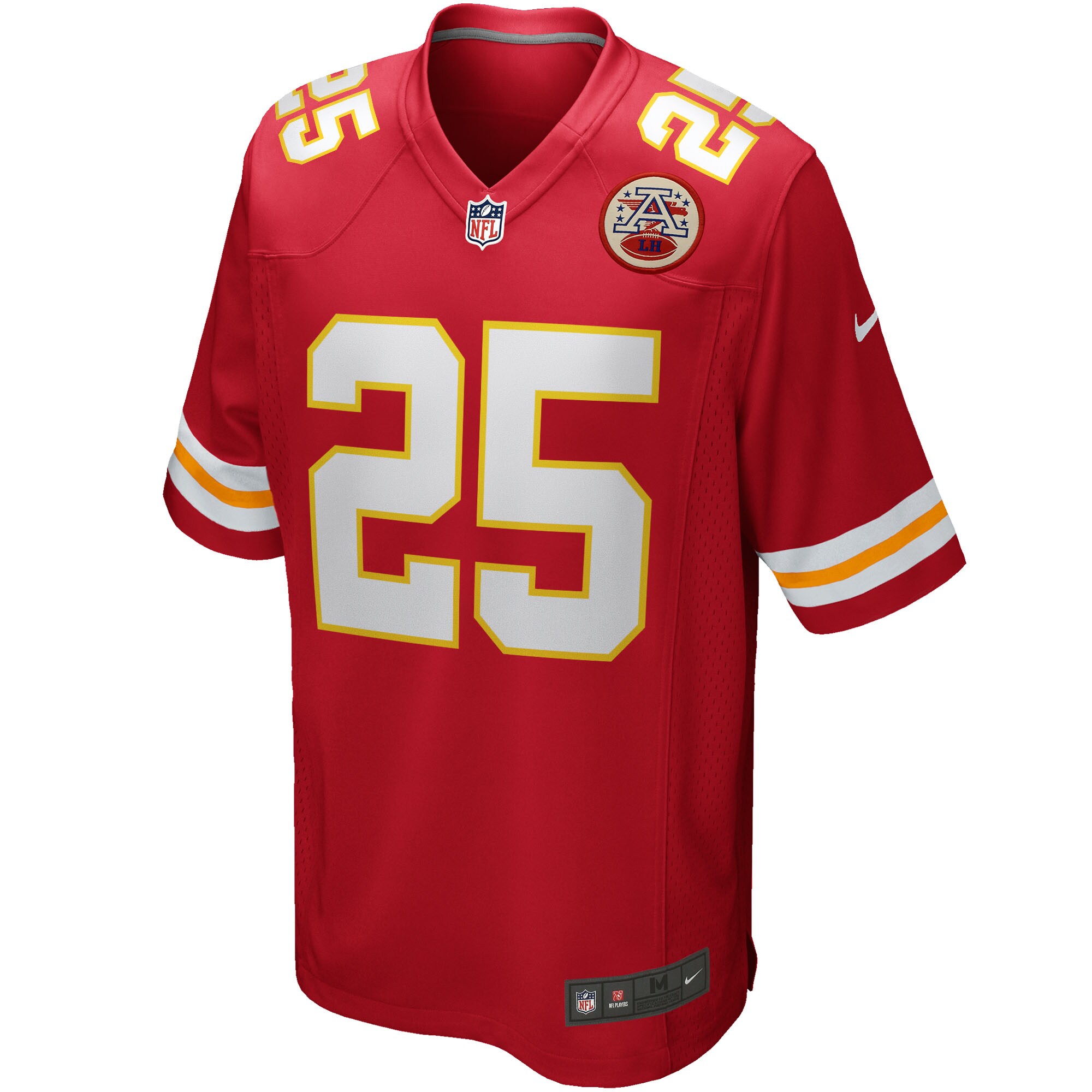 Kansas City Chiefs Clyde Edwards-Helaire Red Player Game NFL Jersey Men's