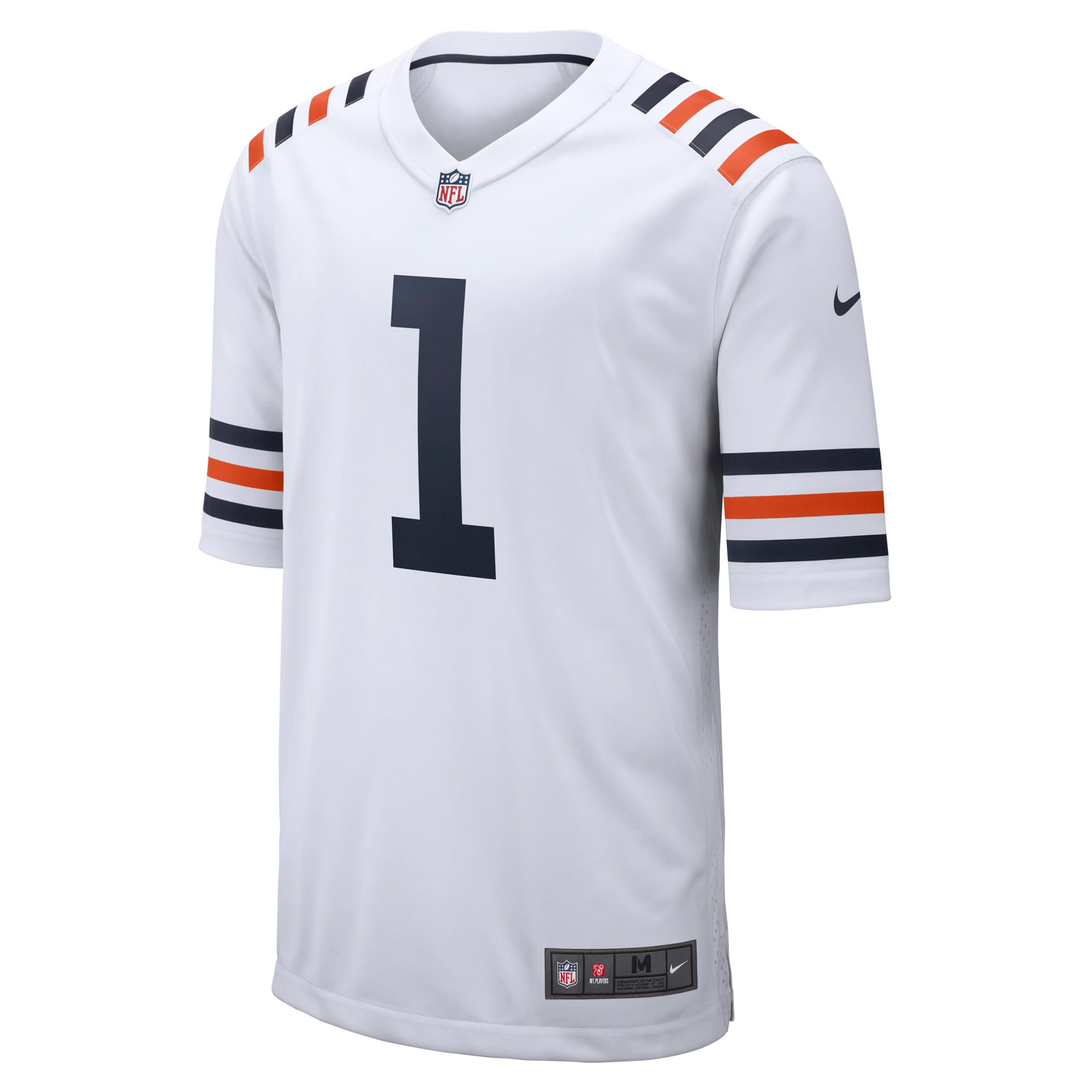 Chicago Bears Justin Fields White Alternate Classic Game NFL Jersey Men's