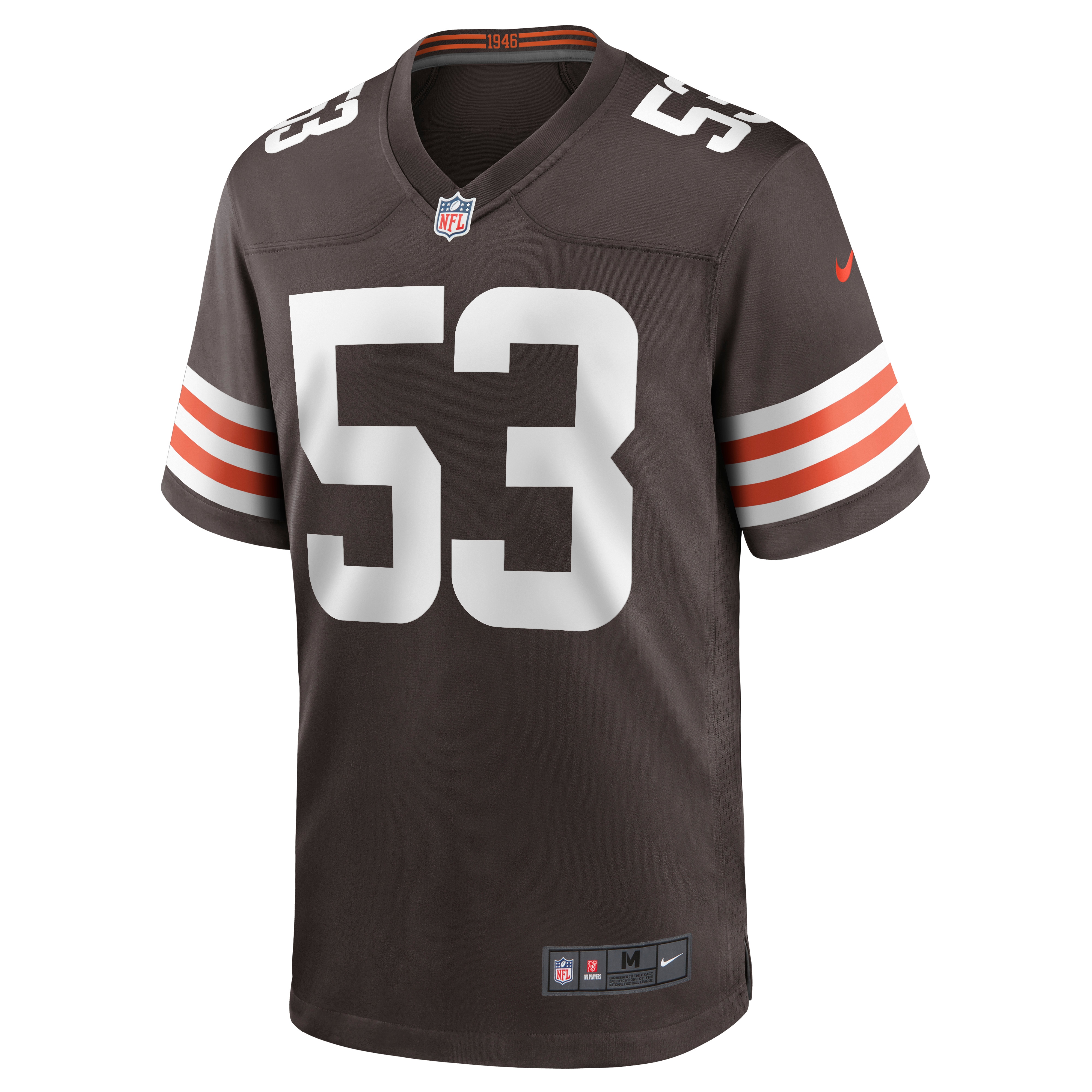 Cleveland Browns Nick Harris Brown Game NFL Jersey Men's