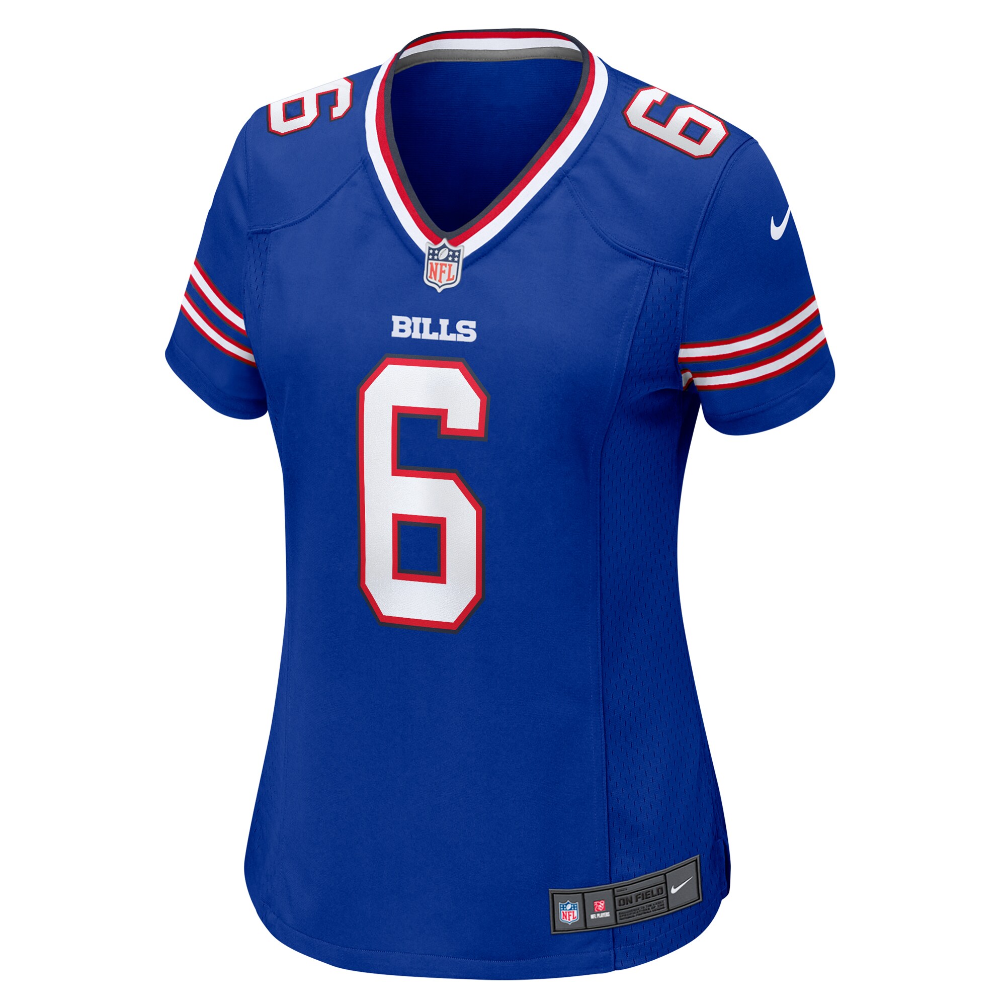 Buffalo Bills Shane Buechele Royal Team Game NFL Jersey Women's