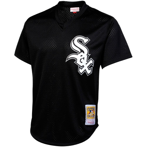 Chicago White Sox Bo Jackson Mitchell Ness Black 1993 Cooperstown Collection Batting Practice MLB Jersey Men's