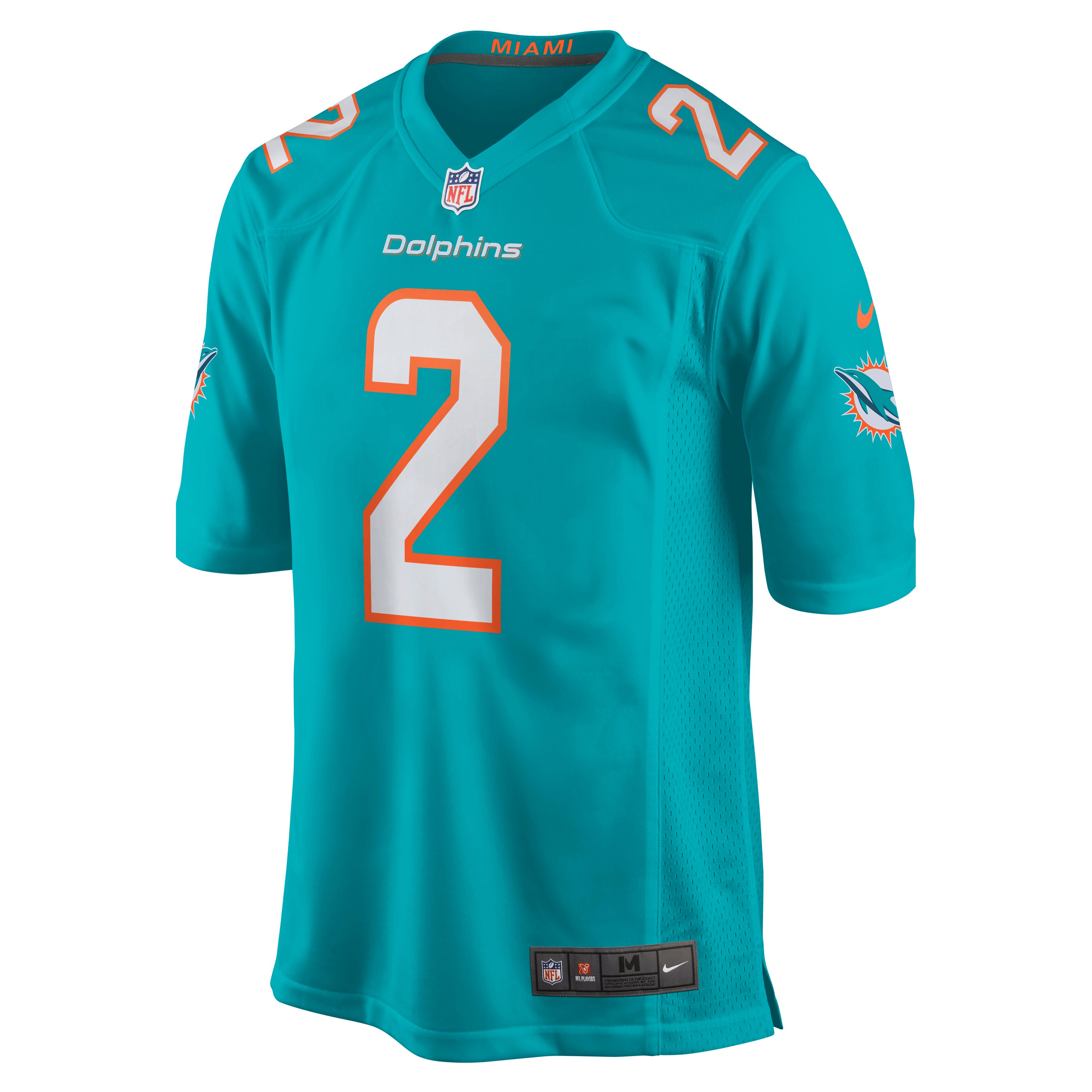 Miami Dolphins Matt Haack Aqua Game NFL Jersey Men's