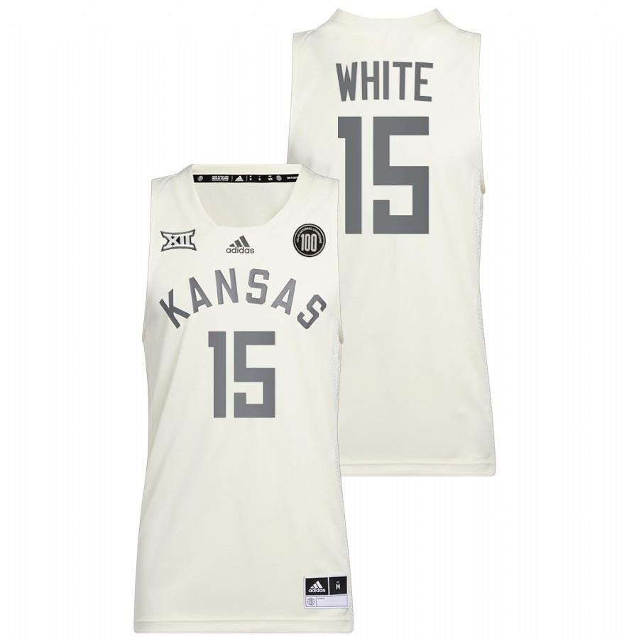 Jo J White 1 White Kansas Jayhawks Reverse Retro NCAA Jersey Men's