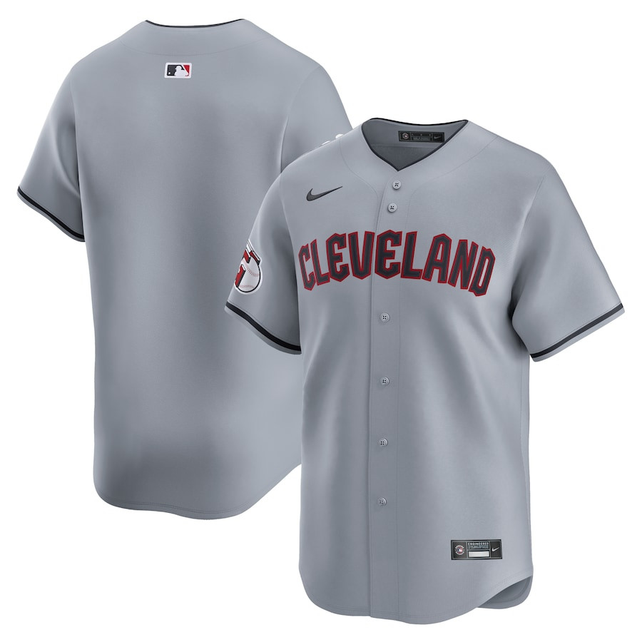 Cleveland Guardians Road Limited Gray MLB Jersey Men's