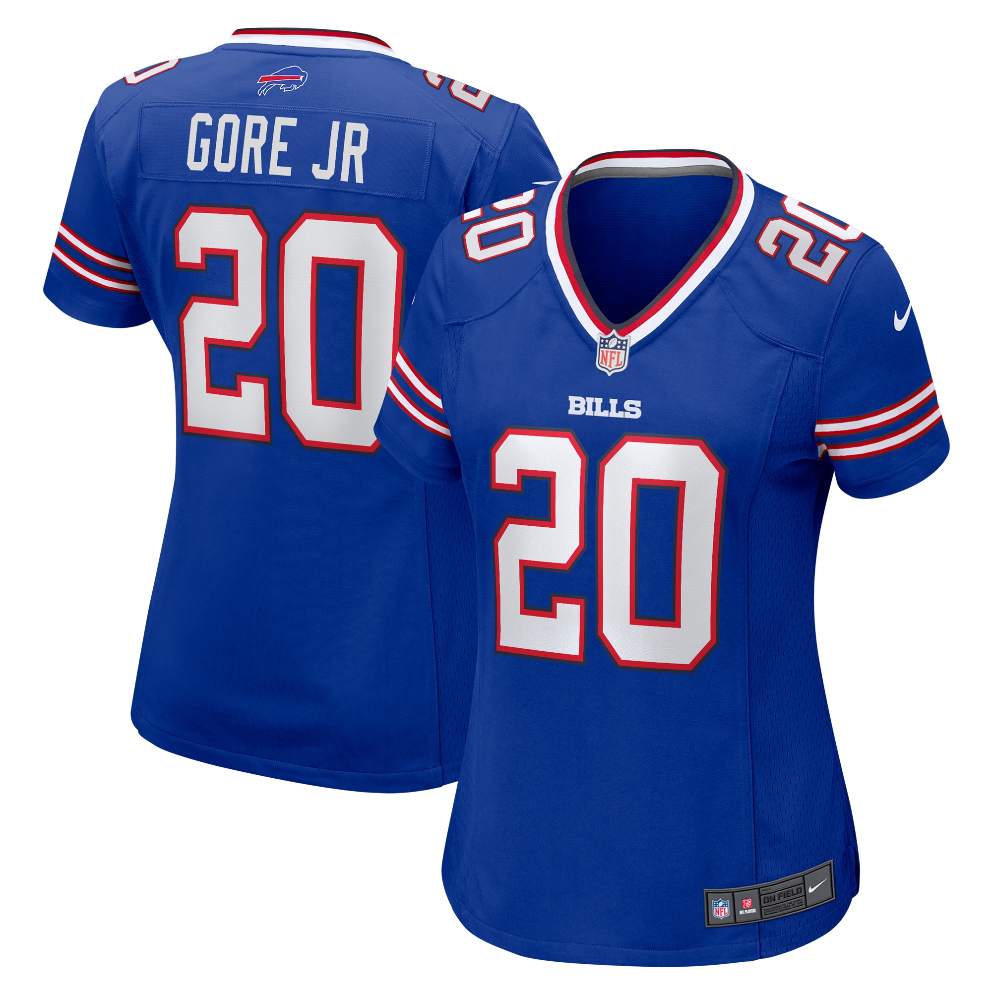 Buffalo Bills Frank Gore Jr. Royal Game NFL Jersey Women's