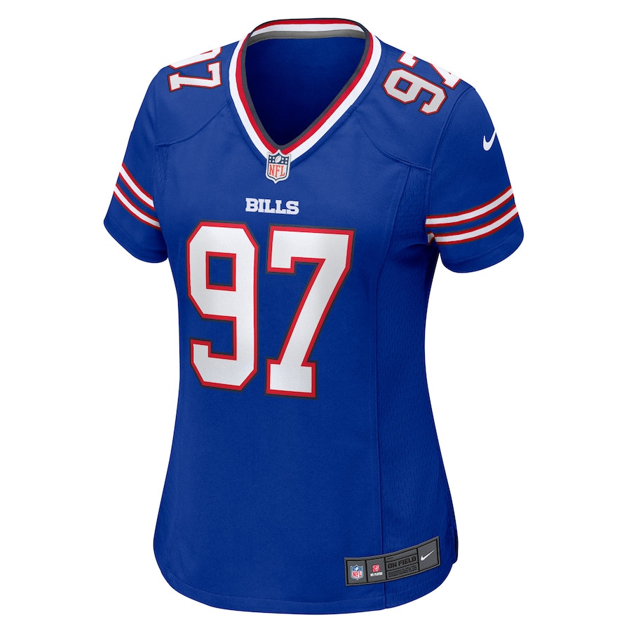 Jordan Phillips 97 Buffalo Bills Game Royal NFL Jersey Women's