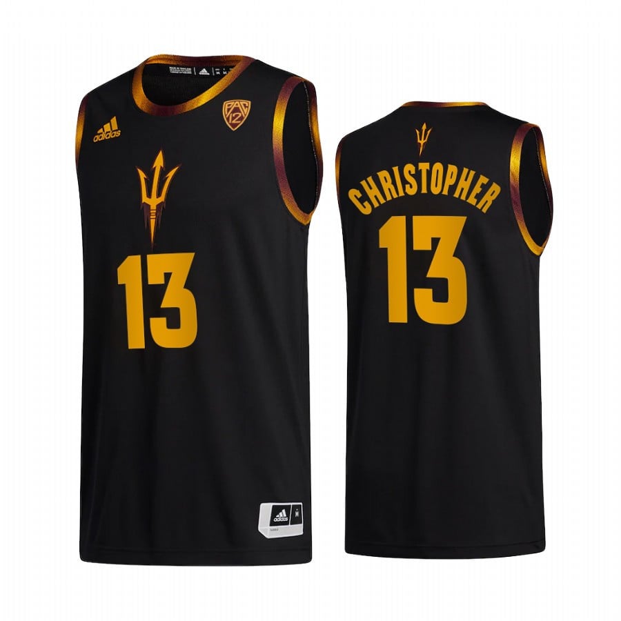 Josh Christopher 13 Arizona State Sun Devils Black College Alumni NCAA Jersey Men's