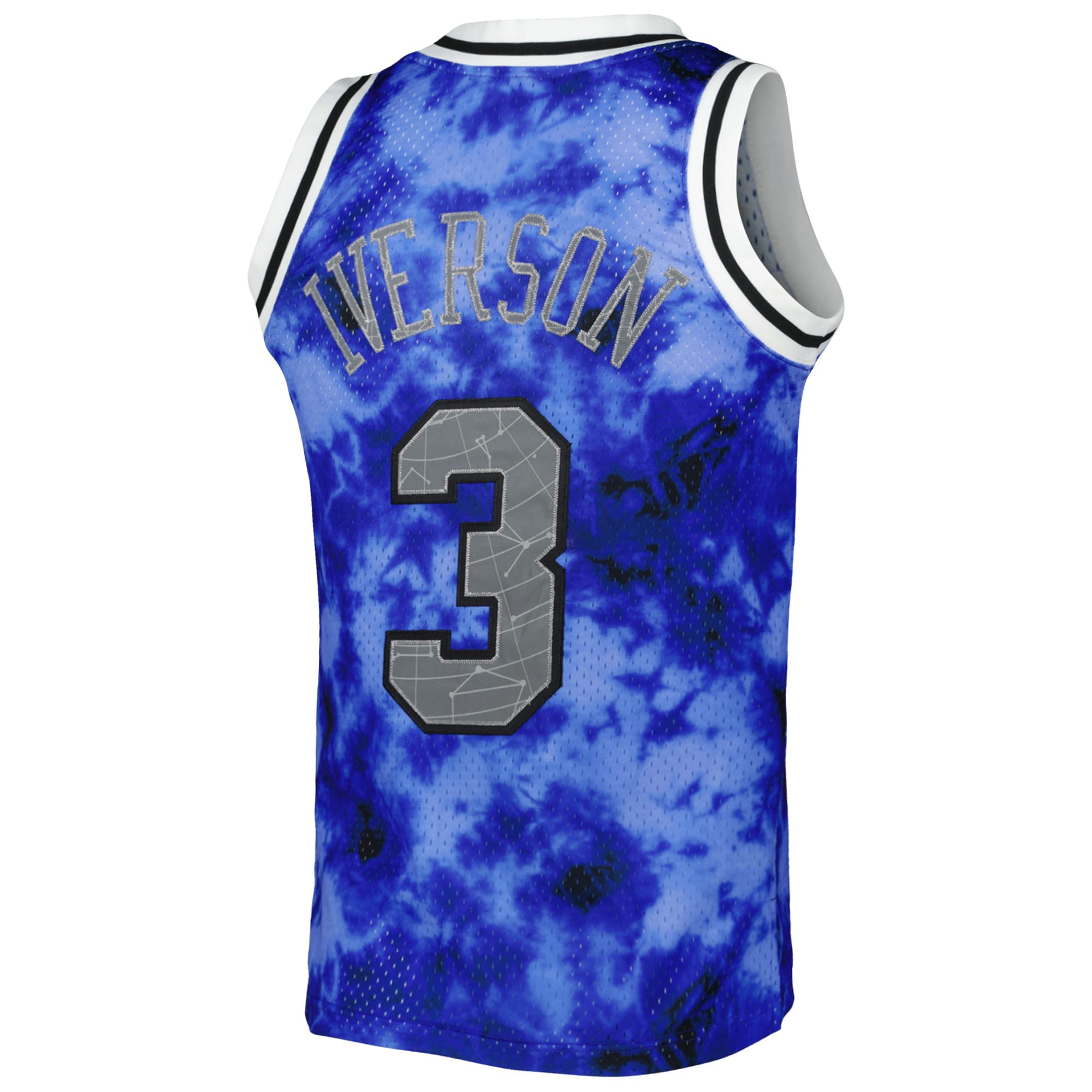 Mitchell Ness Allen Iverson Royal Philadelphia 76ers 1996/97 Galaxy Swingman NBA Jersey Men's