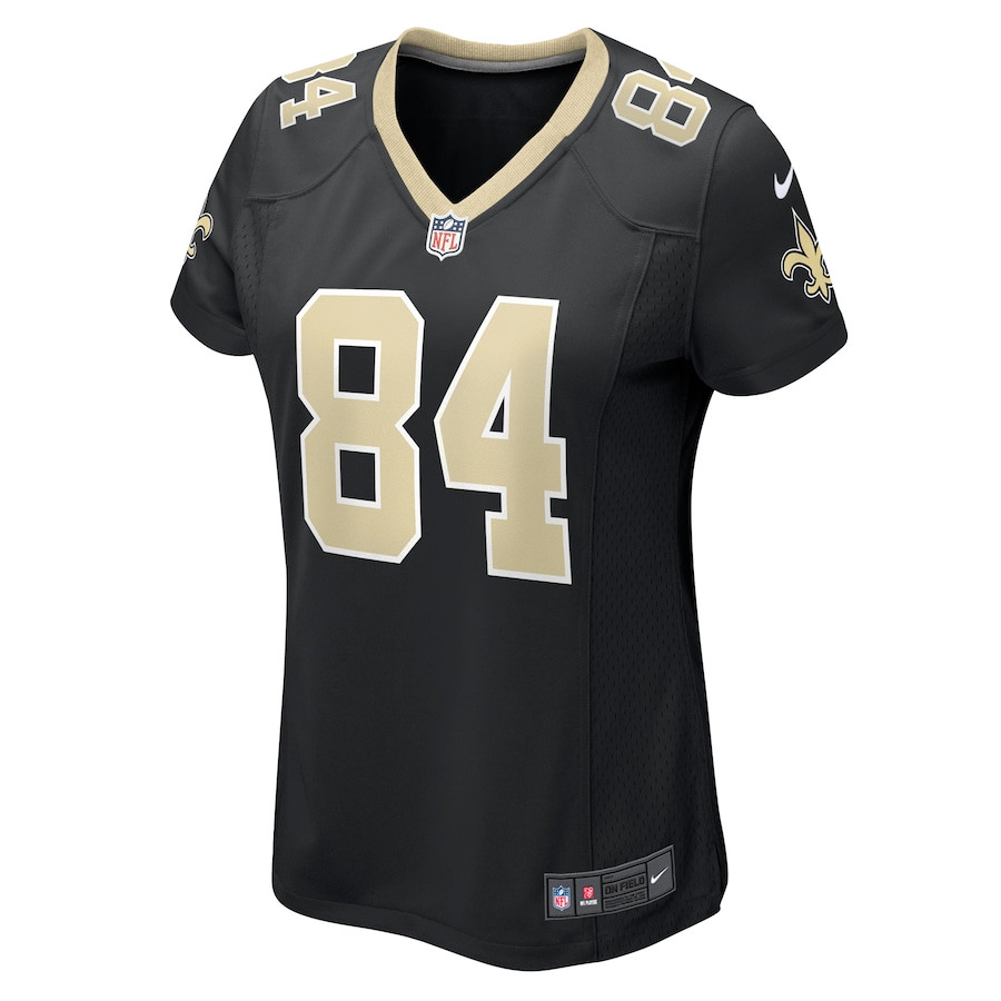 Mason Tipton 84 New Orleans Saints Game Black NFL Jersey Women's