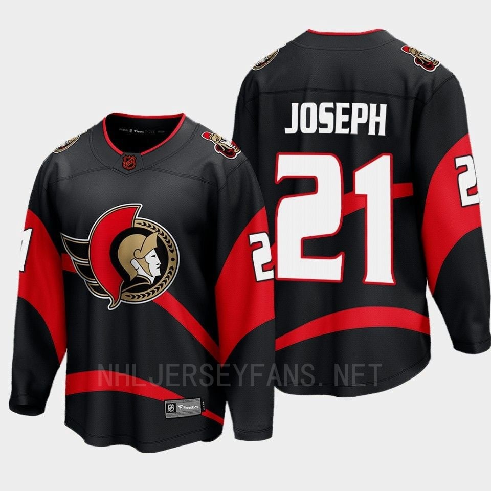 Ottawa Senators Mathieu Joseph 21 Special Edition 2.0 Black 2022 Breakaway Player NHL Jersey Men's