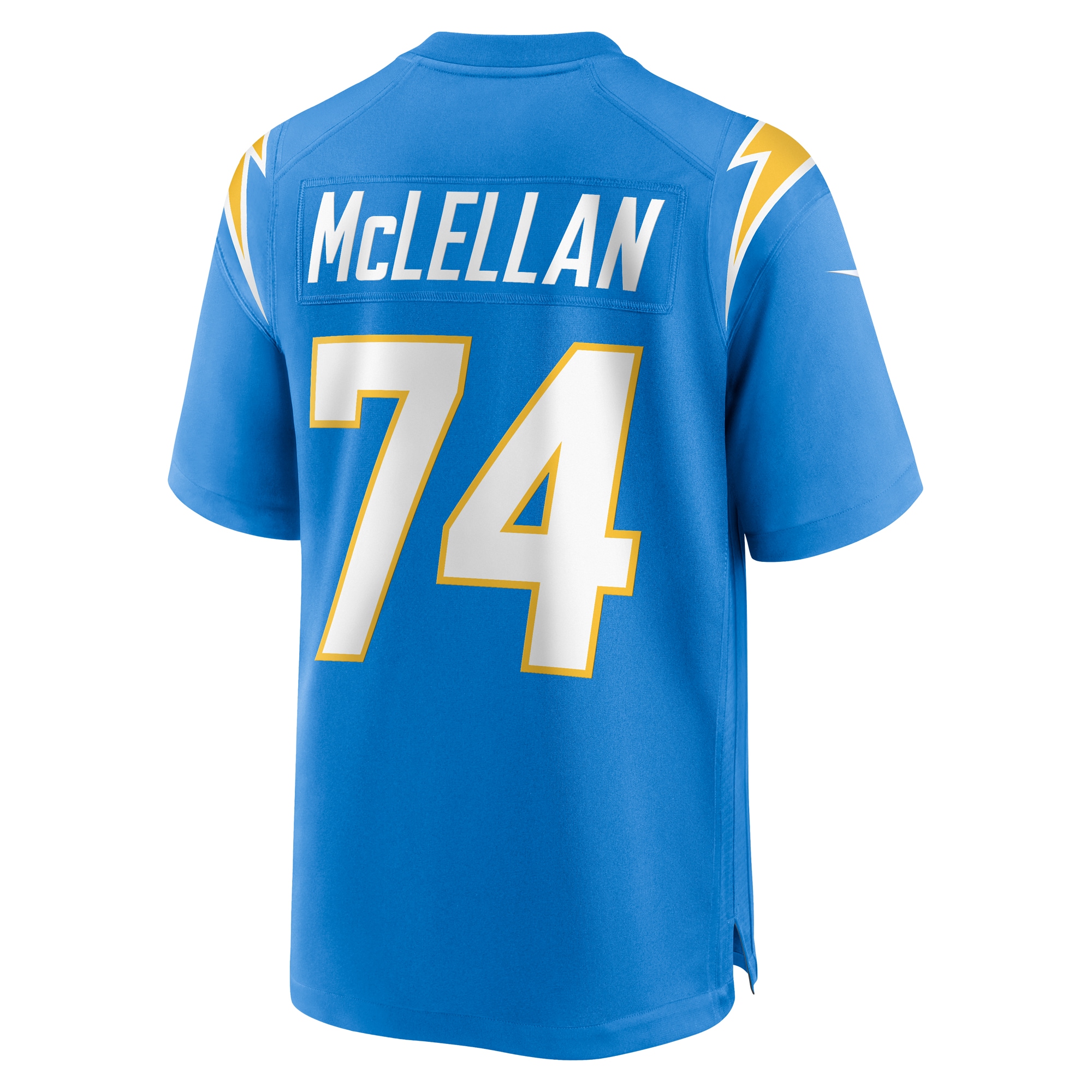 Los Angeles Chargers Tyler McLellan Powder Blue Team Game NFL Jersey Men's