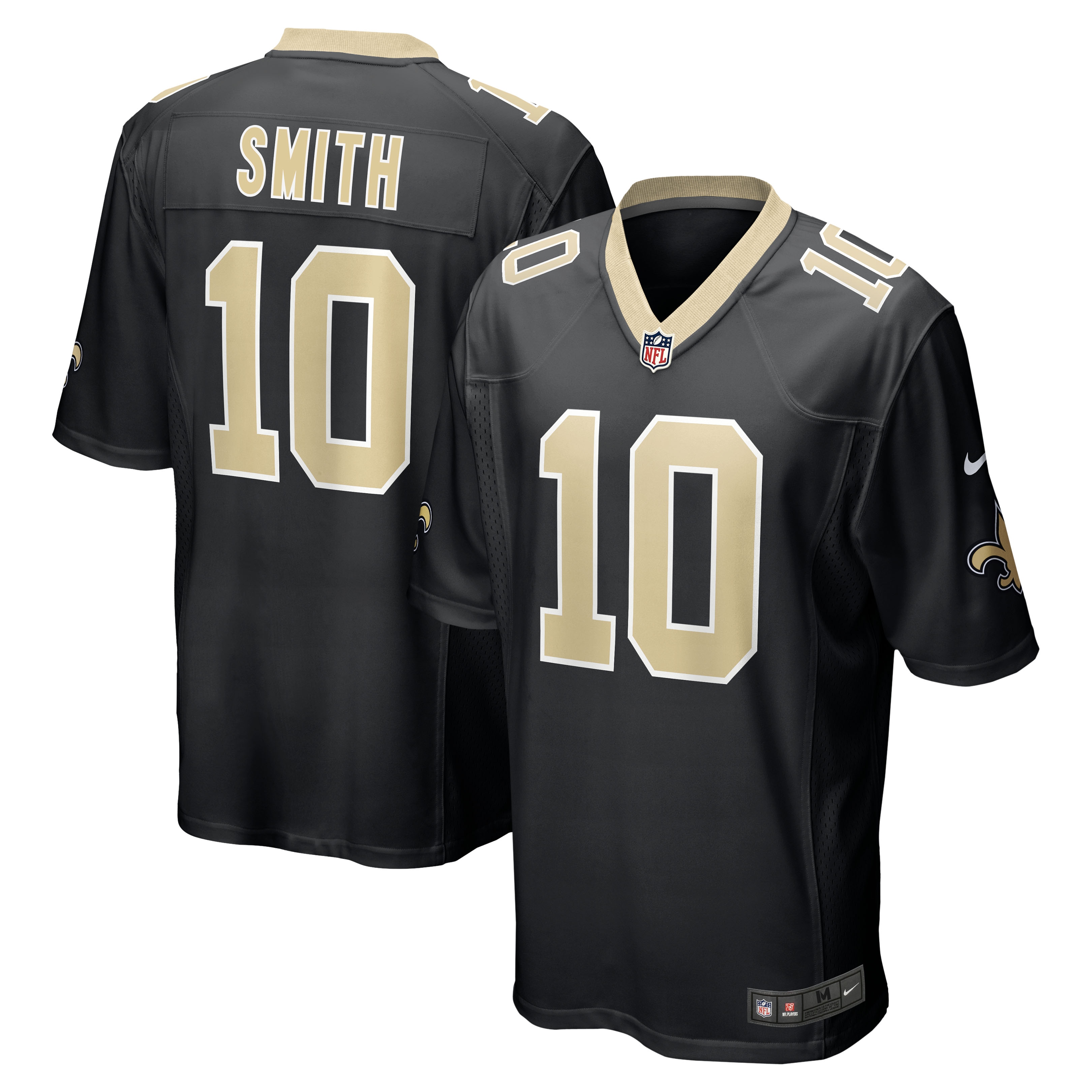 New Orleans Saints Tre'Quan Smith Black Game NFL Jersey Men's
