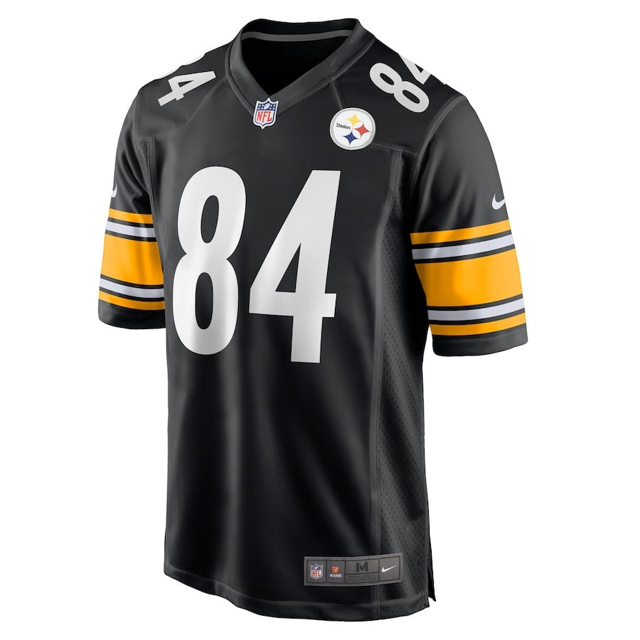 Cordarrelle Patterson 84 Pittsburgh Steelers Game Black NFL Jersey Men's
