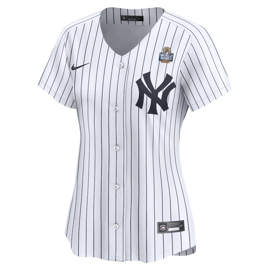Giancarlo Stanton 27 New York Yankees 2024 World Series Home Limited White MLB Jersey Women's