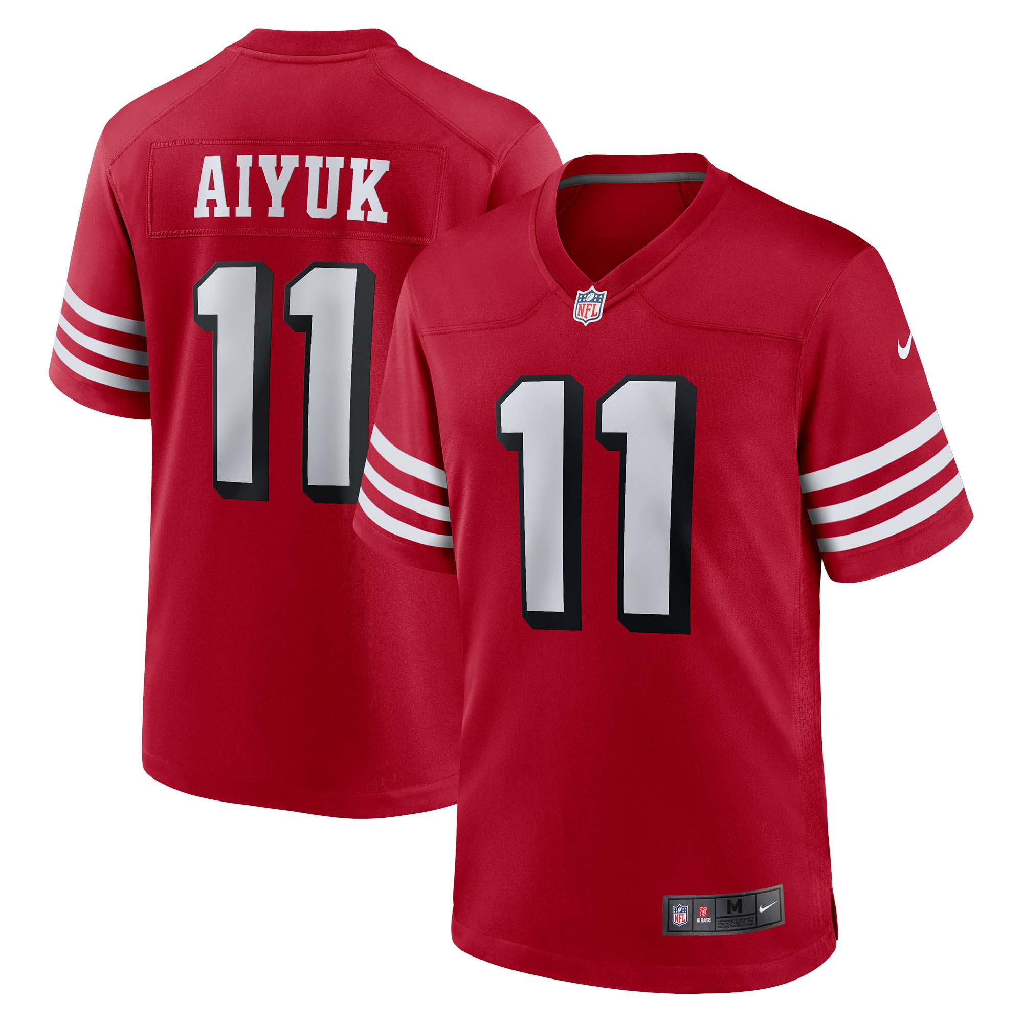 San Francisco 49ers Brandon Aiyuk Scarlet Alternate Game NFL Jersey Men's