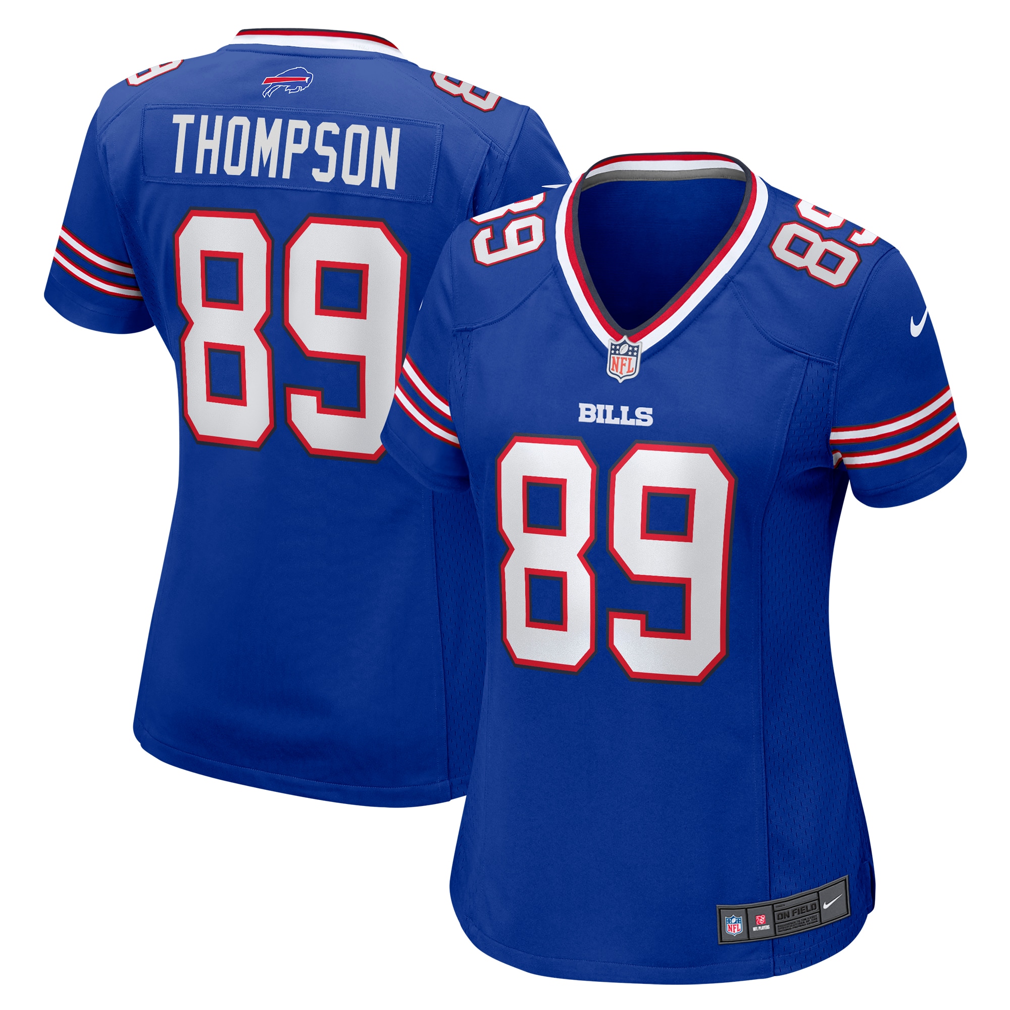 Buffalo Bills Bryan Thompson Royal Team Game NFL Jersey Women's
