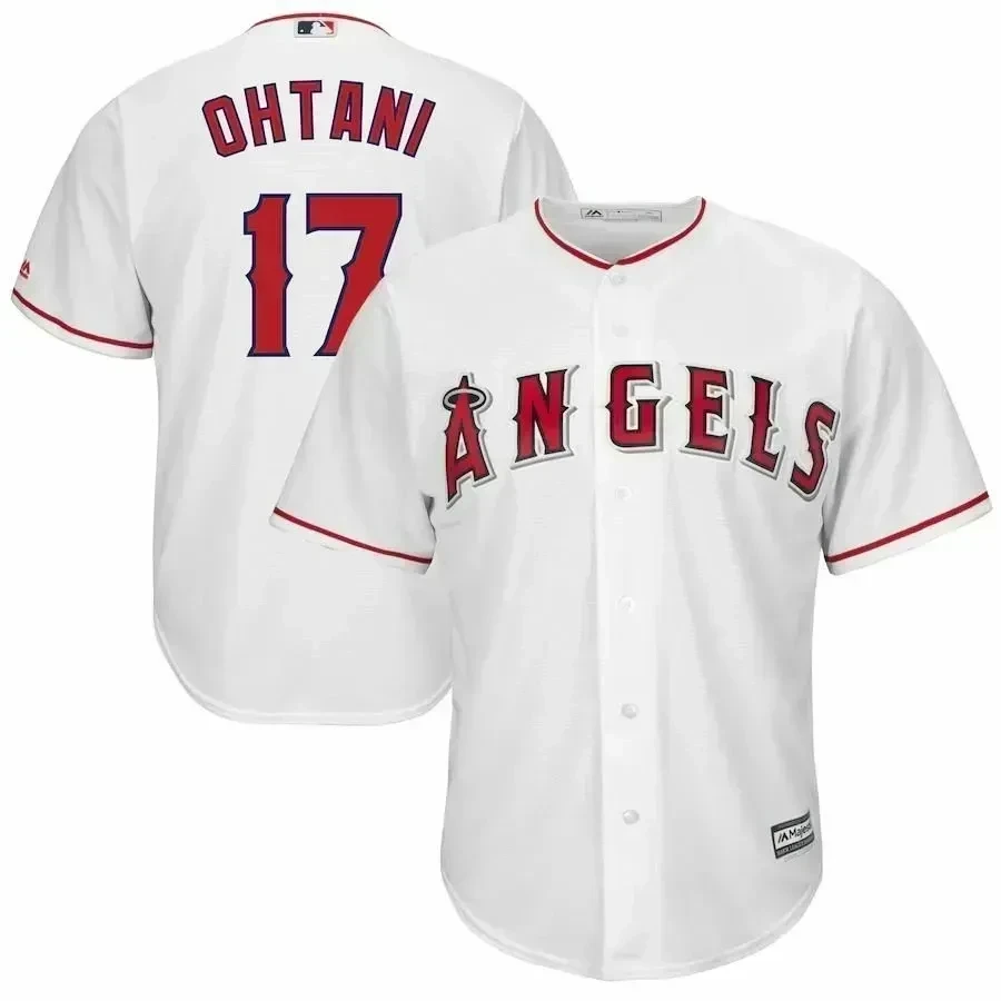 Shohei Ohtani Los Angeles Angels Big And Tall Player White MLB Jersey Men's