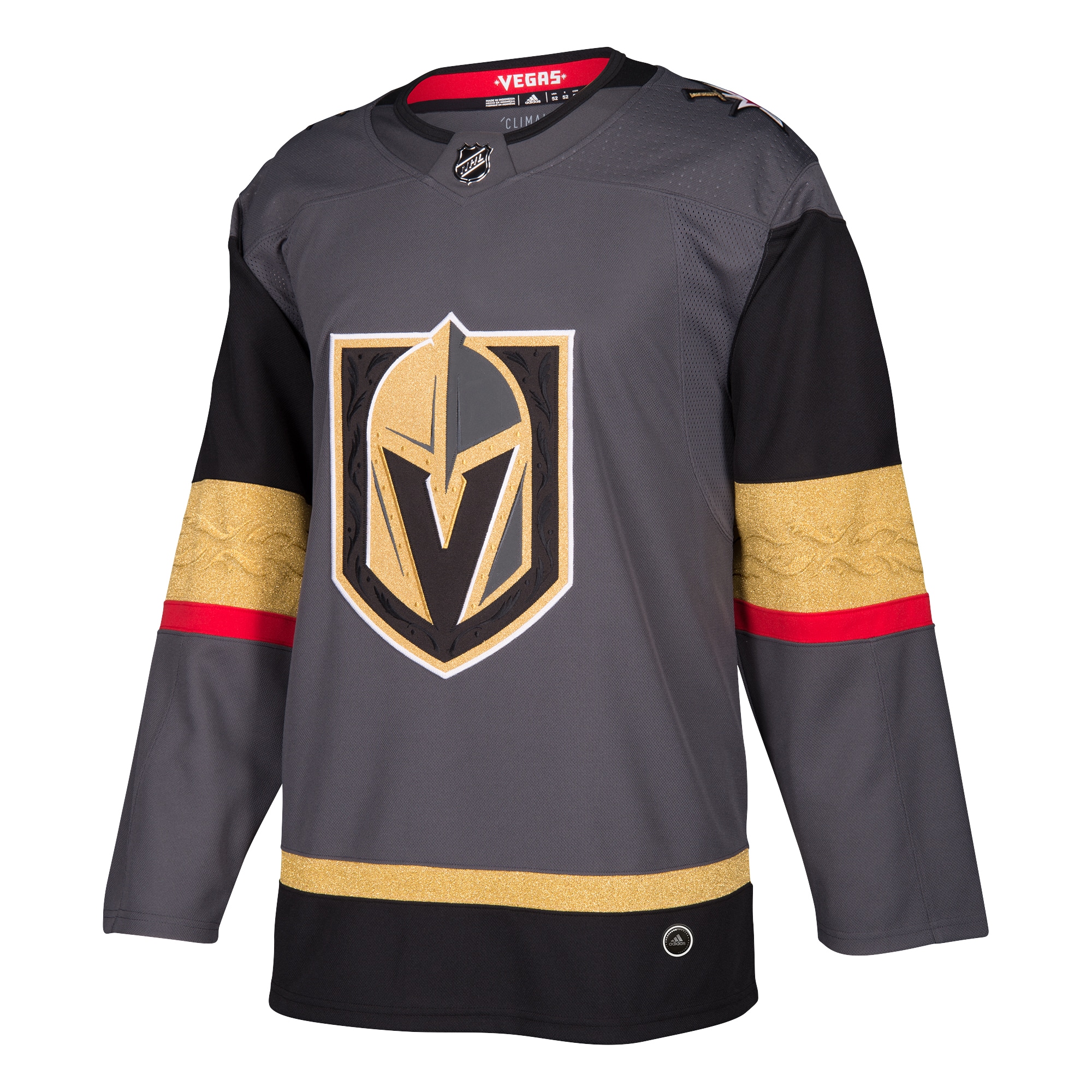 Vegas Golden Knights Gray Alternate Blank NHL Jersey Men's