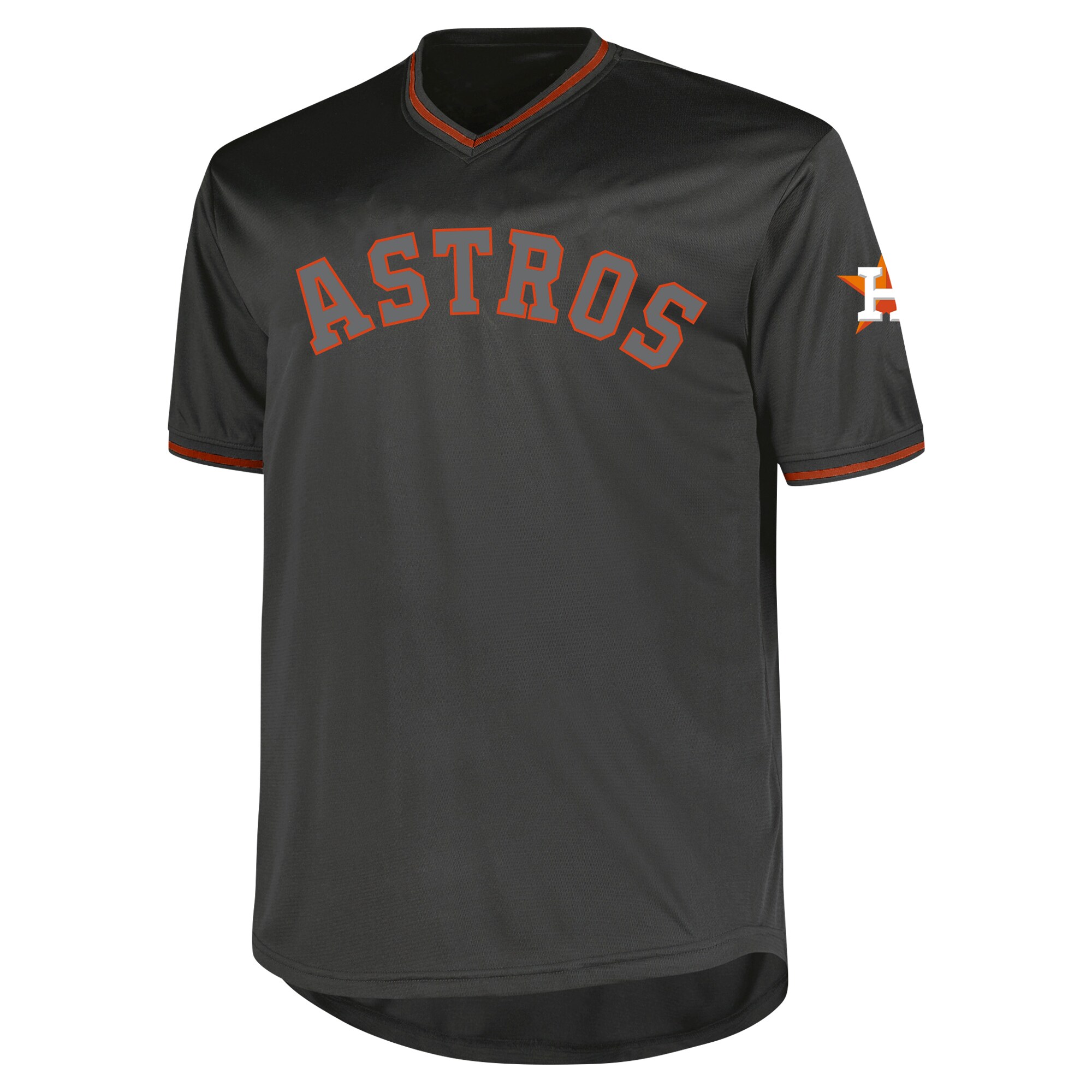 Houston Astros Profile Charcoal Big Tall Pop Fashion MLB Jersey Men's