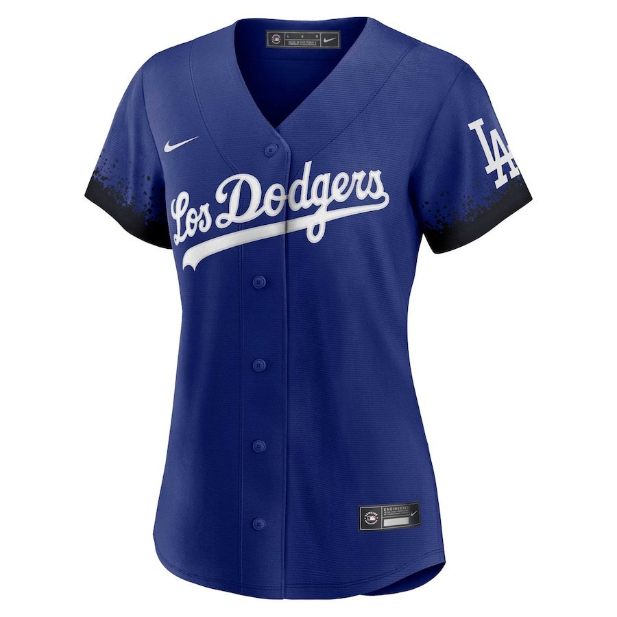 Freddie Freeman 5 Los Angeles Dodgers City Connect Player Royal MLB Jersey Women's