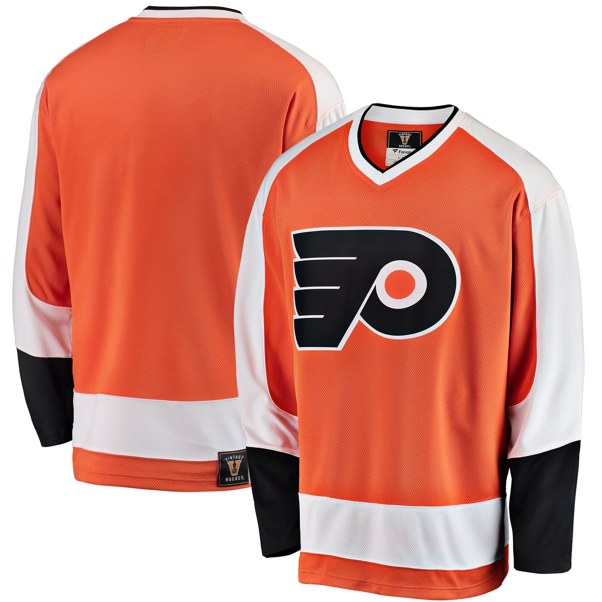 Philadelphia Flyers Orange Premier Breakaway Heritage Blank NHL Jersey Men's
