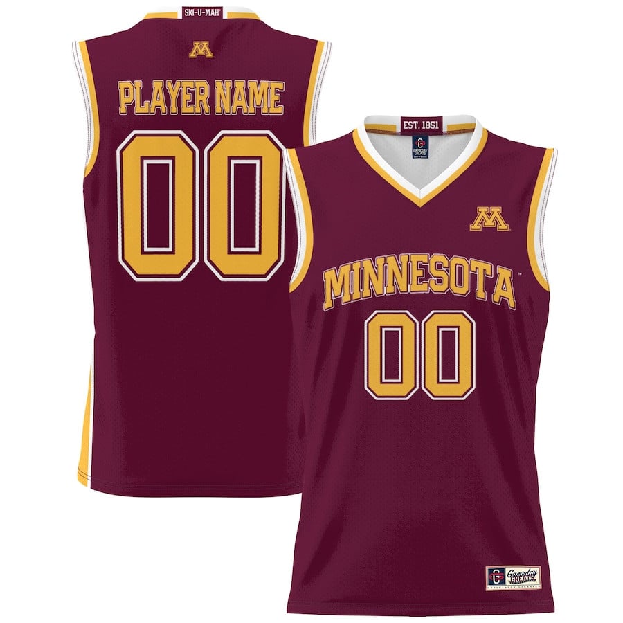 Minnesota Golden Gophers NIL Custom Maroon NCAA Jersey Men's