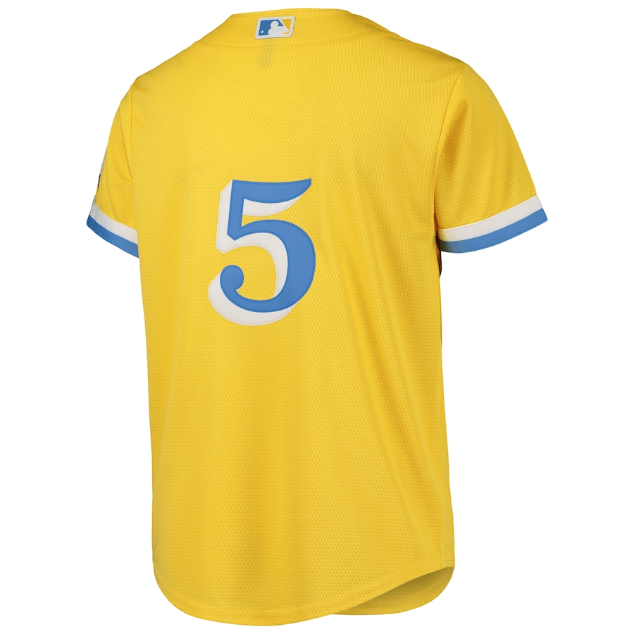 Enrique Hernandez 5 Boston Red Sox City Connect Gold MLB Jersey Youth