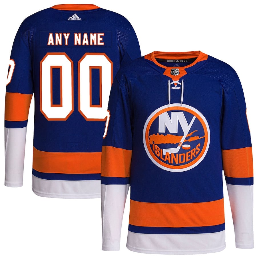 New York Islanders Home Primegreen Custom Royal NHL Jersey Men's