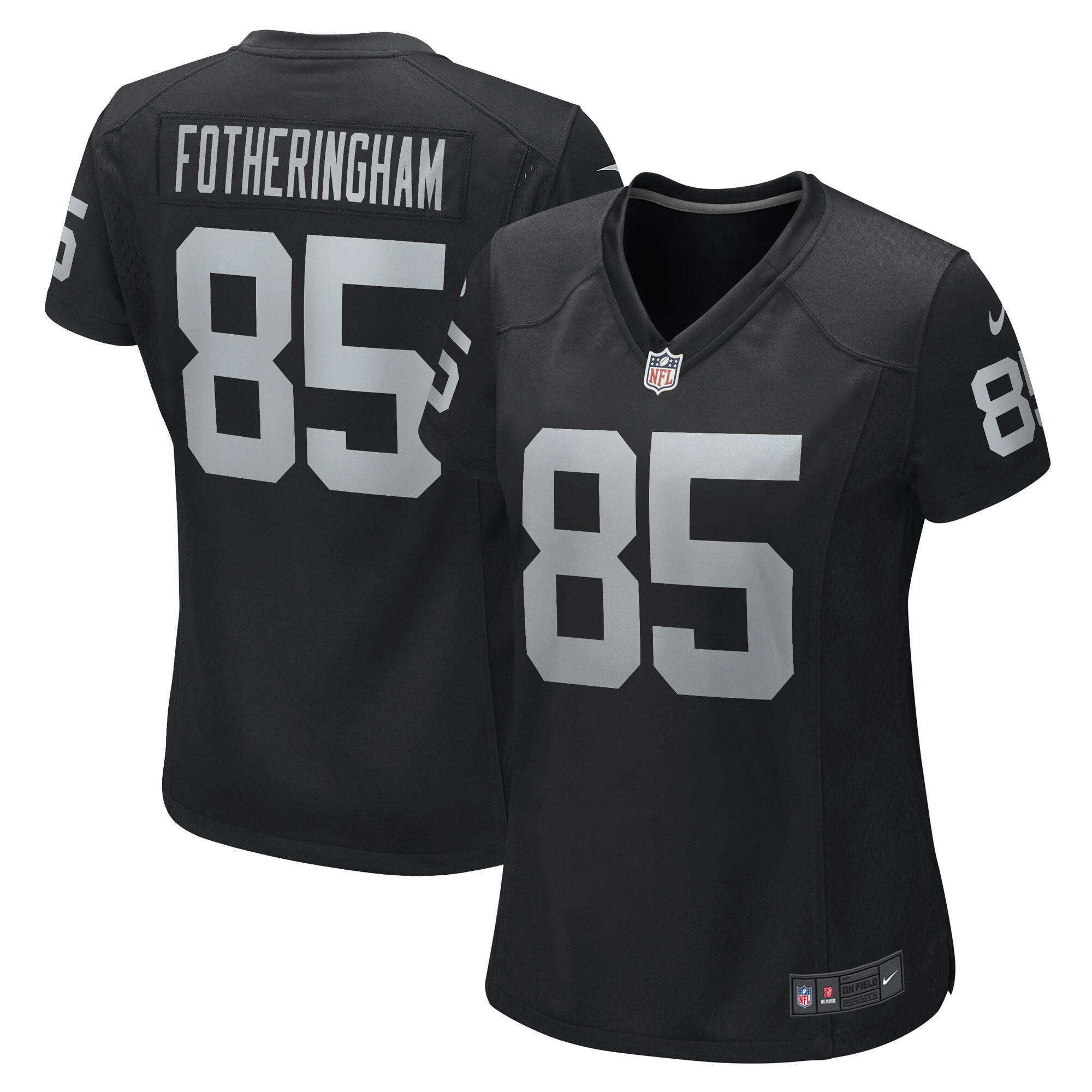 Las Vegas Raiders Cole Fotheringham Black Game Player NFL Jersey Women's