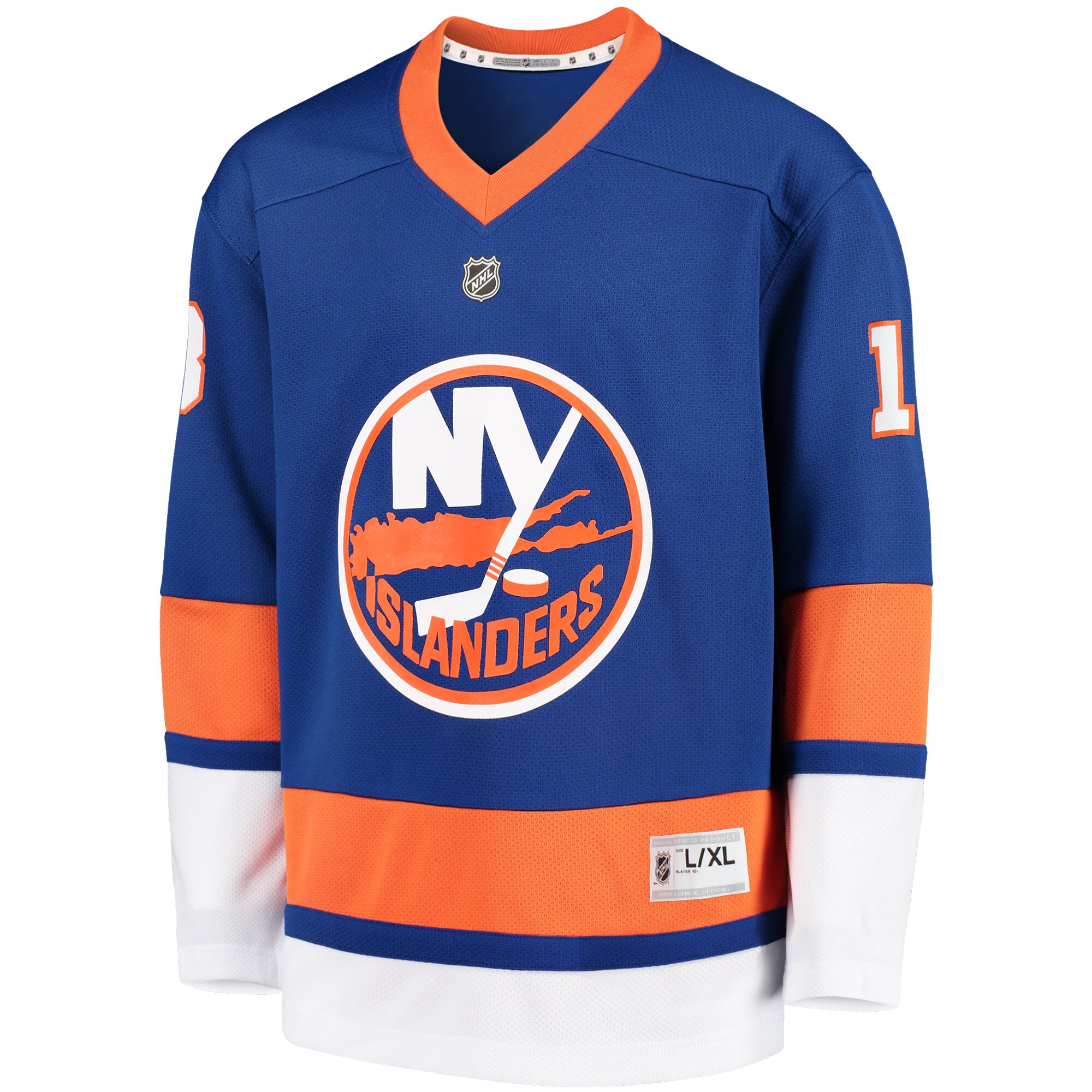 New York Islanders Mathew Barzal Royal Home Player NHL Jersey Youth