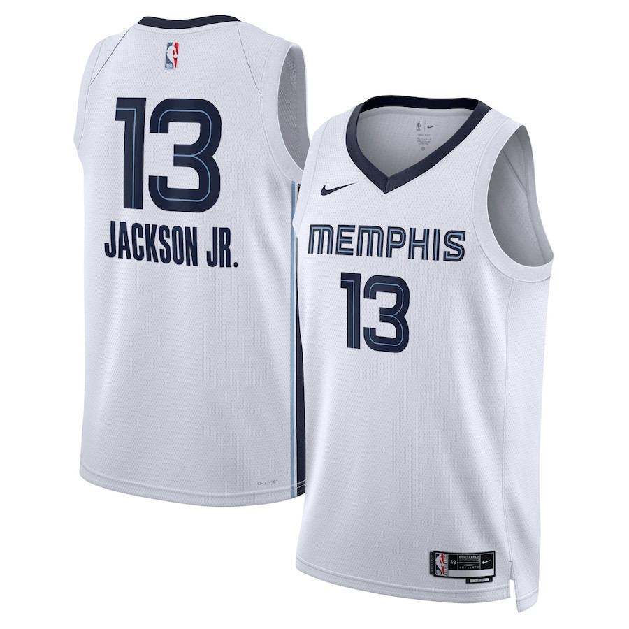 Jaren Jackson Jr. 13 Memphis Grizzlies Unisex Swingman Association Editio White NBA Jersey Unisex