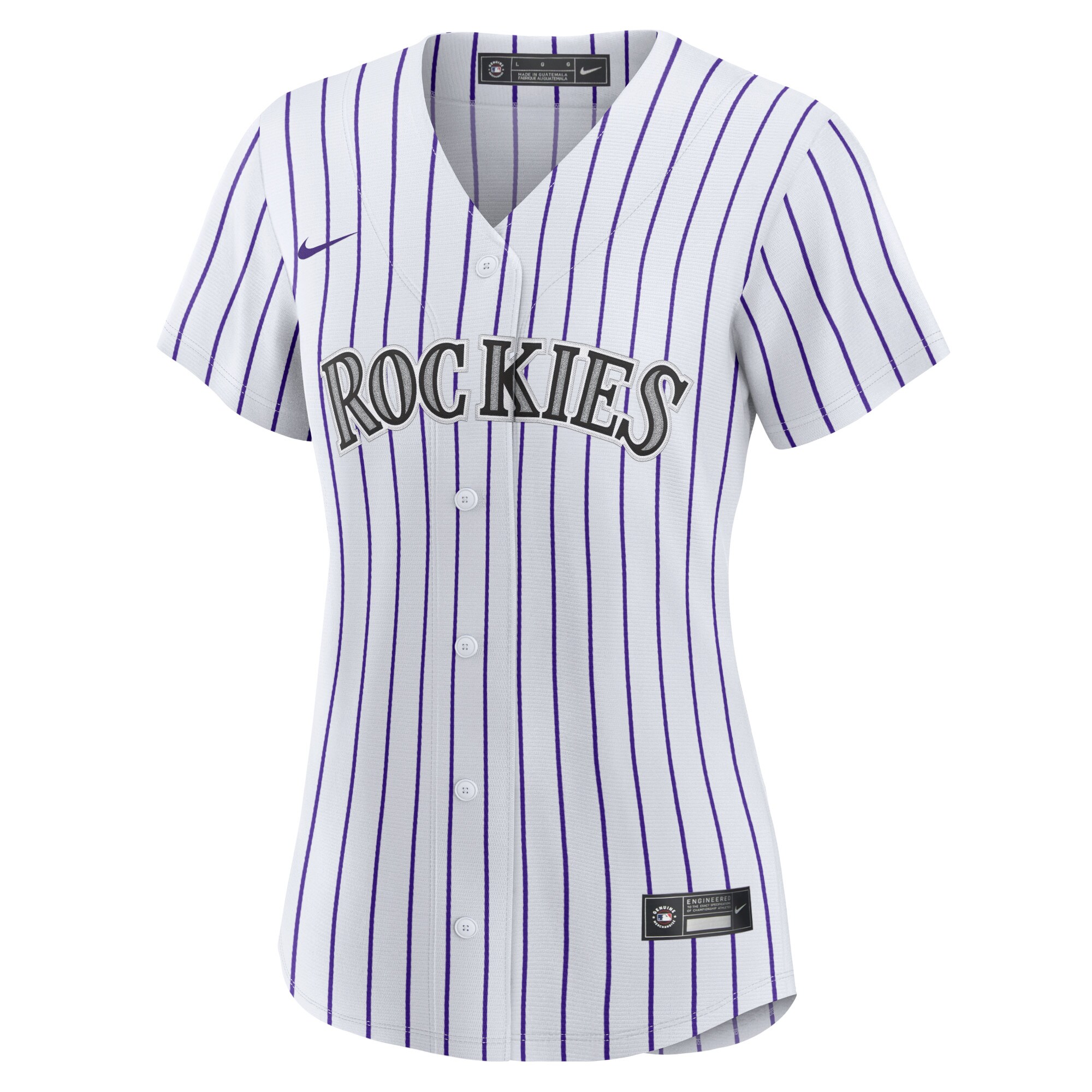 Colorado Rockies Charlie Blackmon White Home Player MLB Jersey Women's