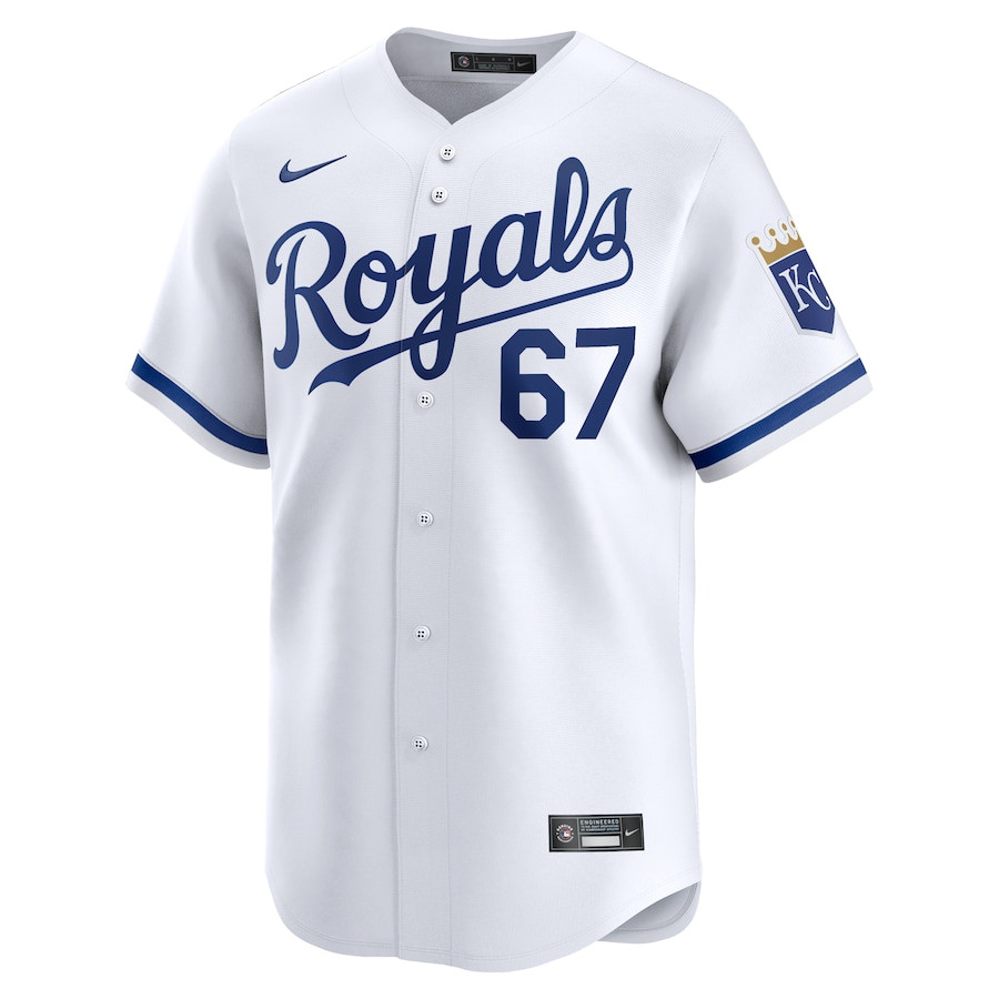 Seth Lugo 67 Kansas City Royals Home Limited White MLB Jersey Men's