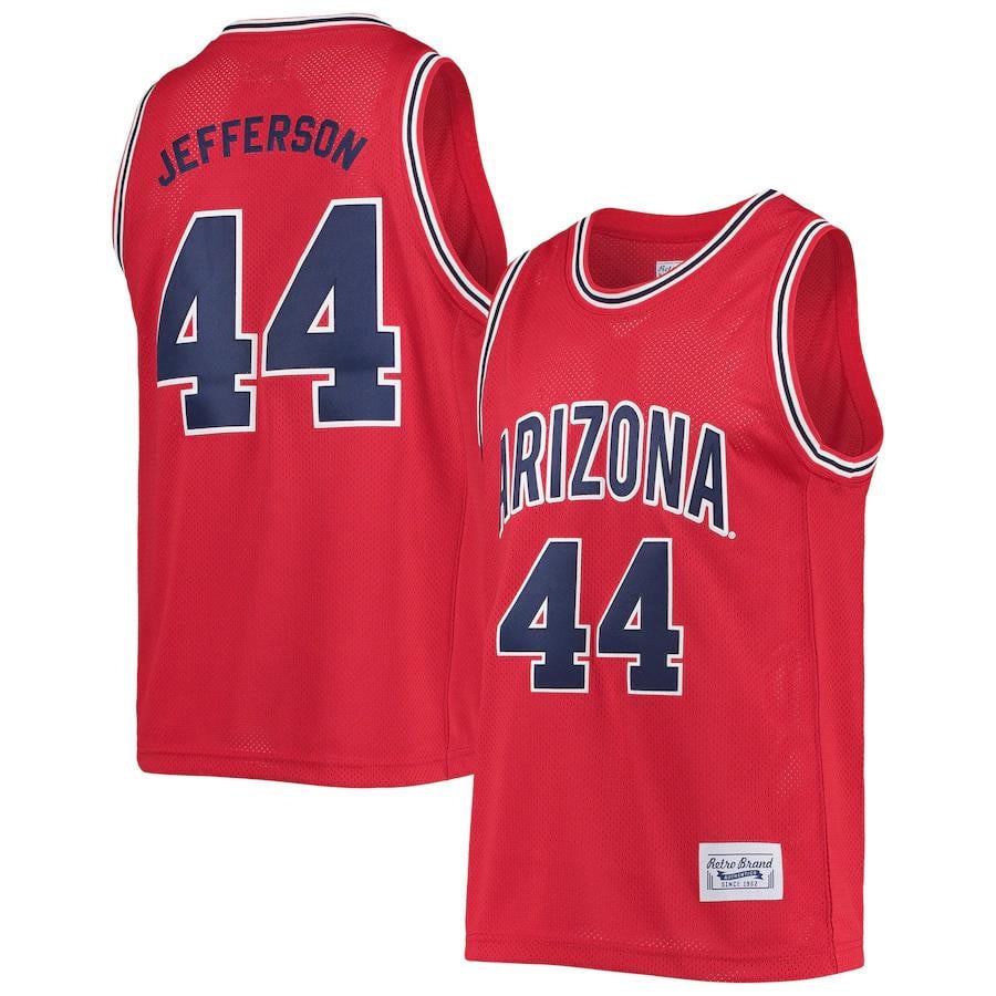 Richard Jefferson Arizona Wildcats Original Retro Commemorative Classic Red NCAA Jersey Men's