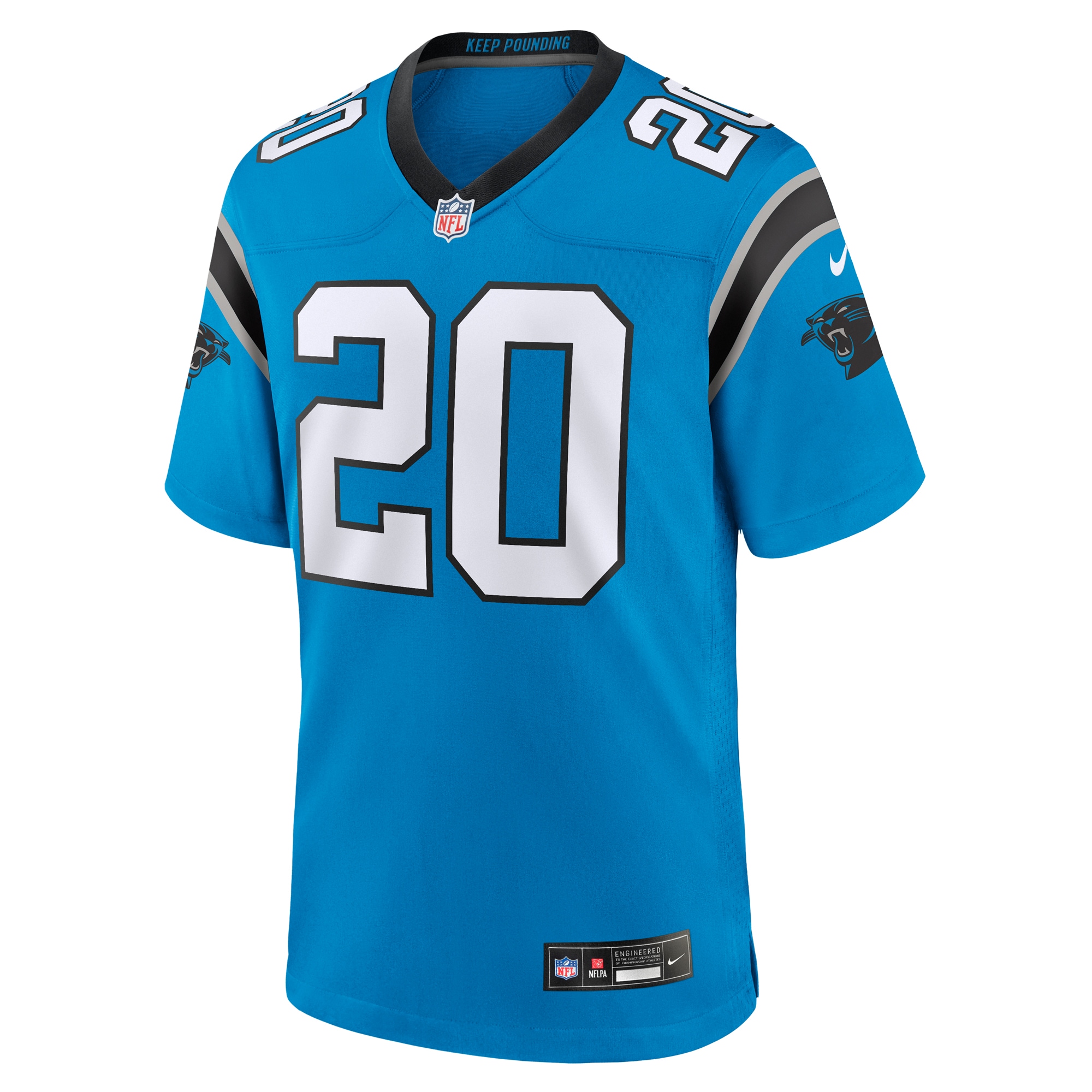Carolina Panthers Eric Rowe Blue Alternate Game NFL Jersey Men's