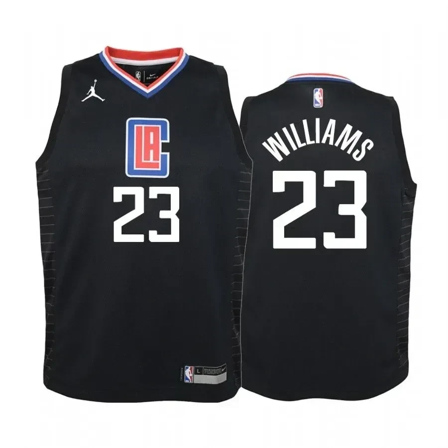 Lou Williams Los Angeles Clippers Black Statet Jumpman NBA Jersey Youth