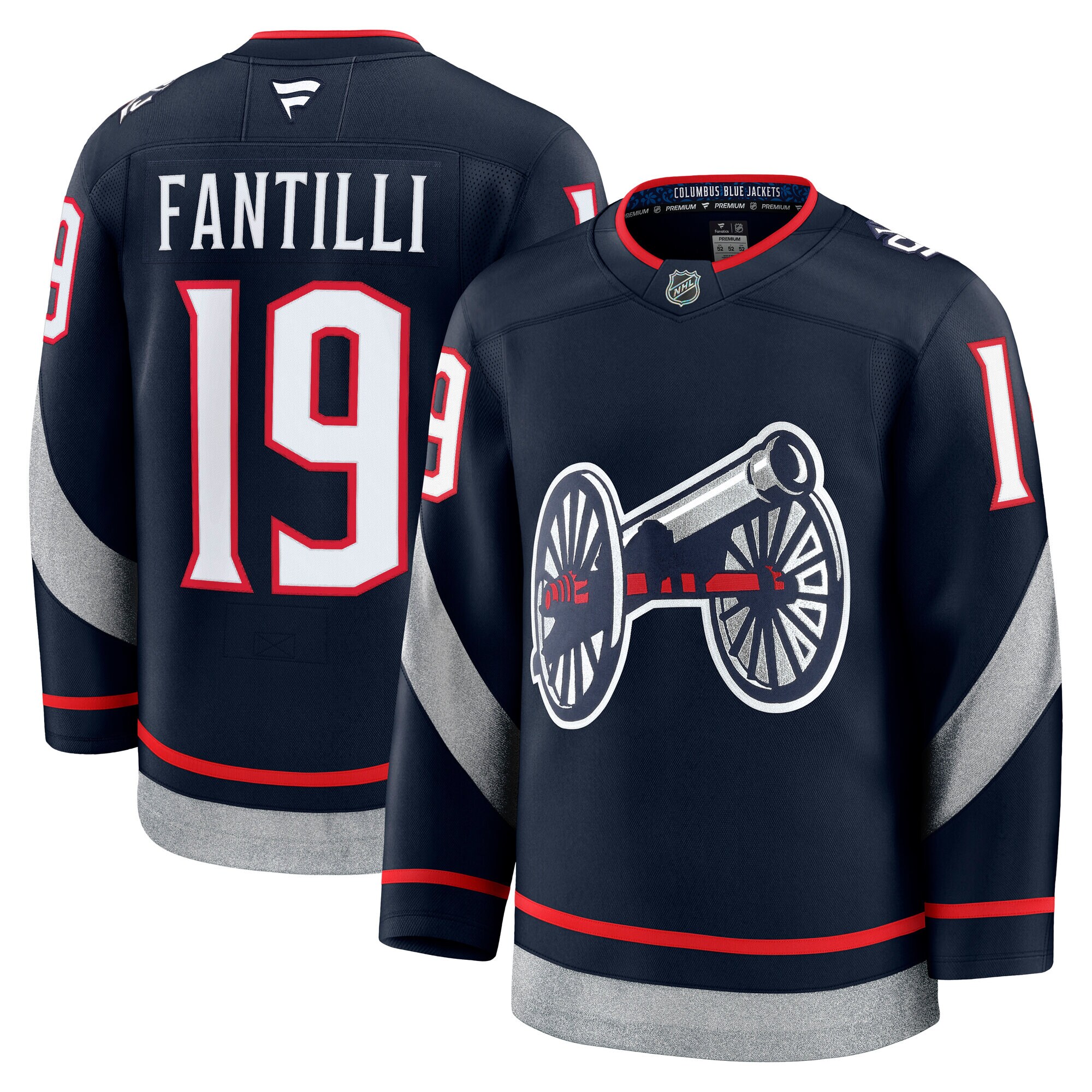 Columbus Blue Jackets Adam Fantilli Navy 2025 Stadium Series Premium Player NHL Jersey Men's
