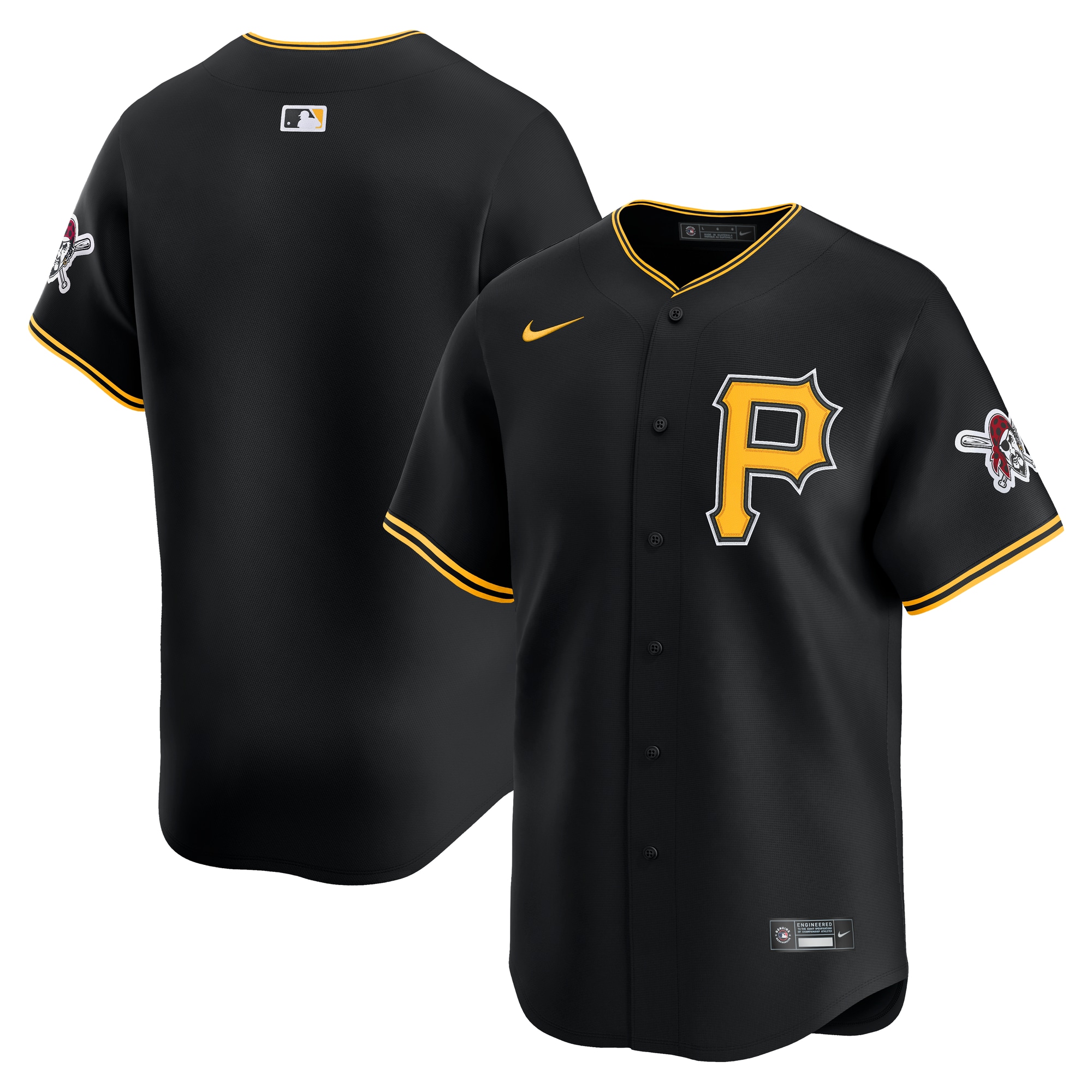 Pittsburgh Pirates Black Alternate Limited MLB Jersey Men's