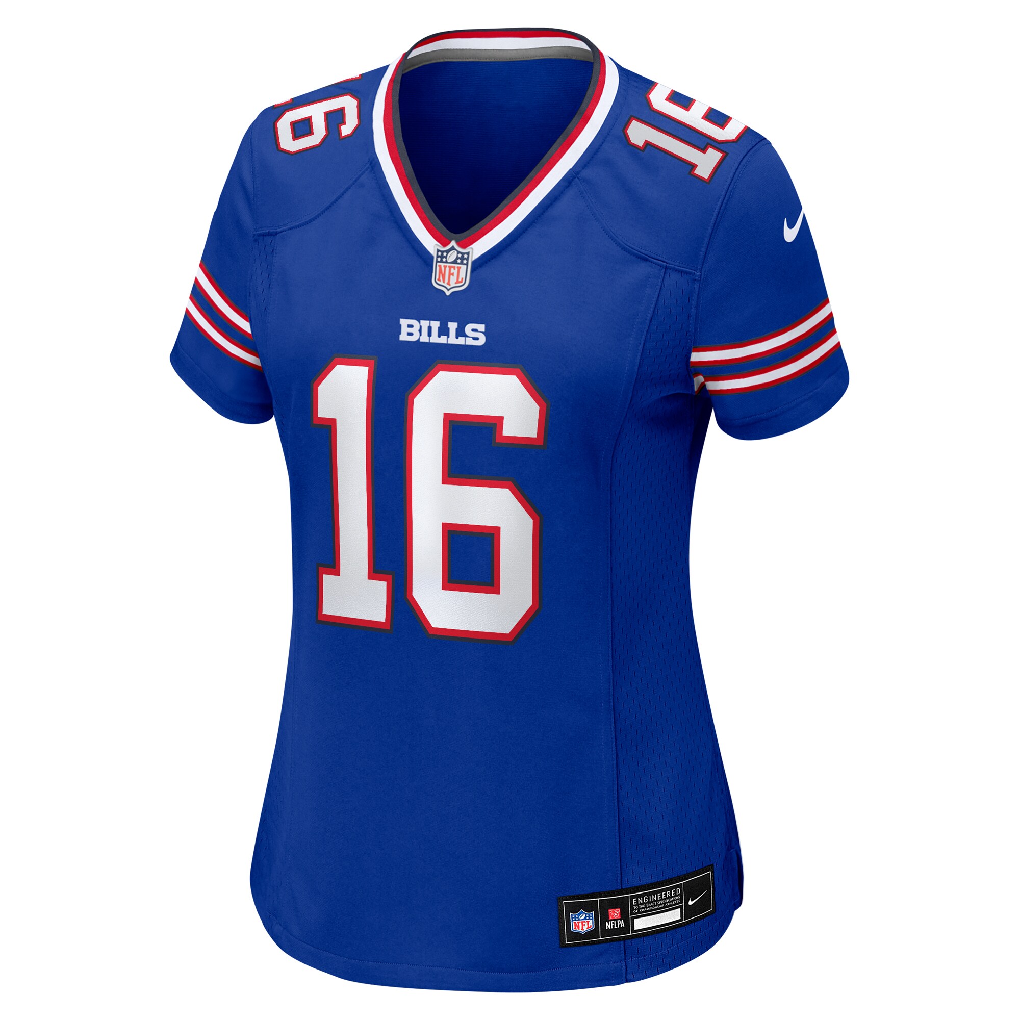 Buffalo Bills Trent Sherfield Royal Game Player NFL Jersey Women's