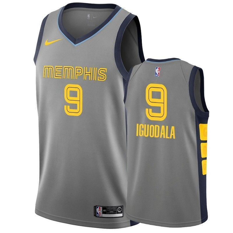 Memphis Grizzlies Andre Iguodala 9 City NBA Jersey Men's
